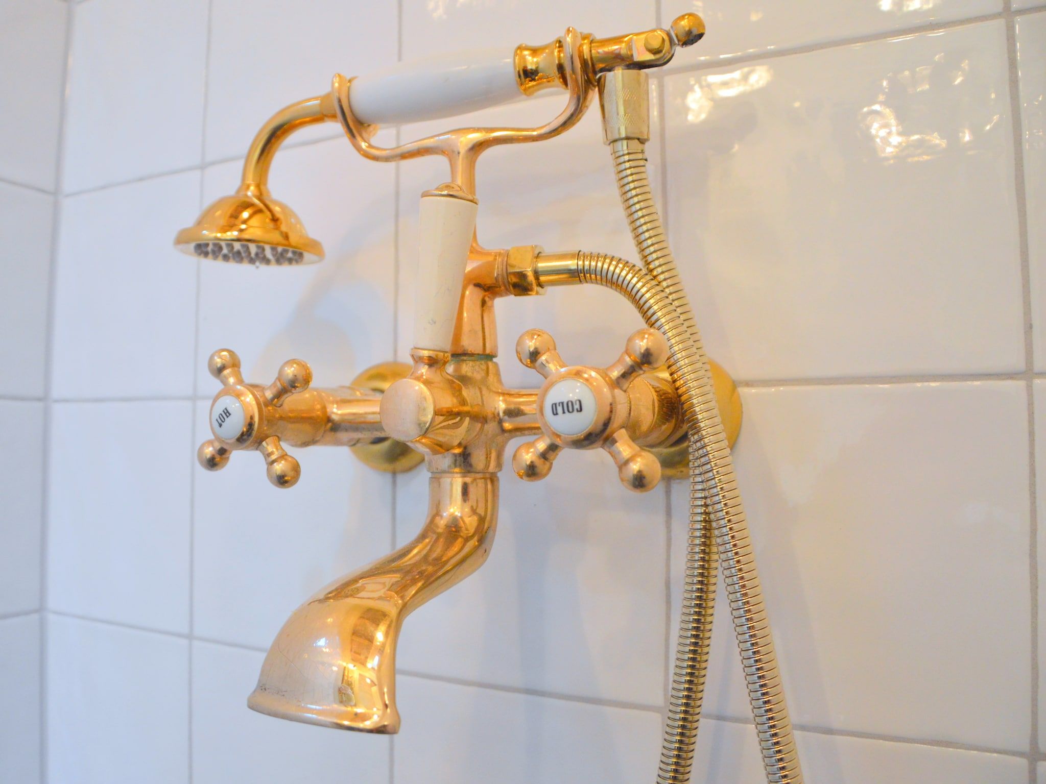 De badkamer van Guesthouse The Old Cottage in Volkel