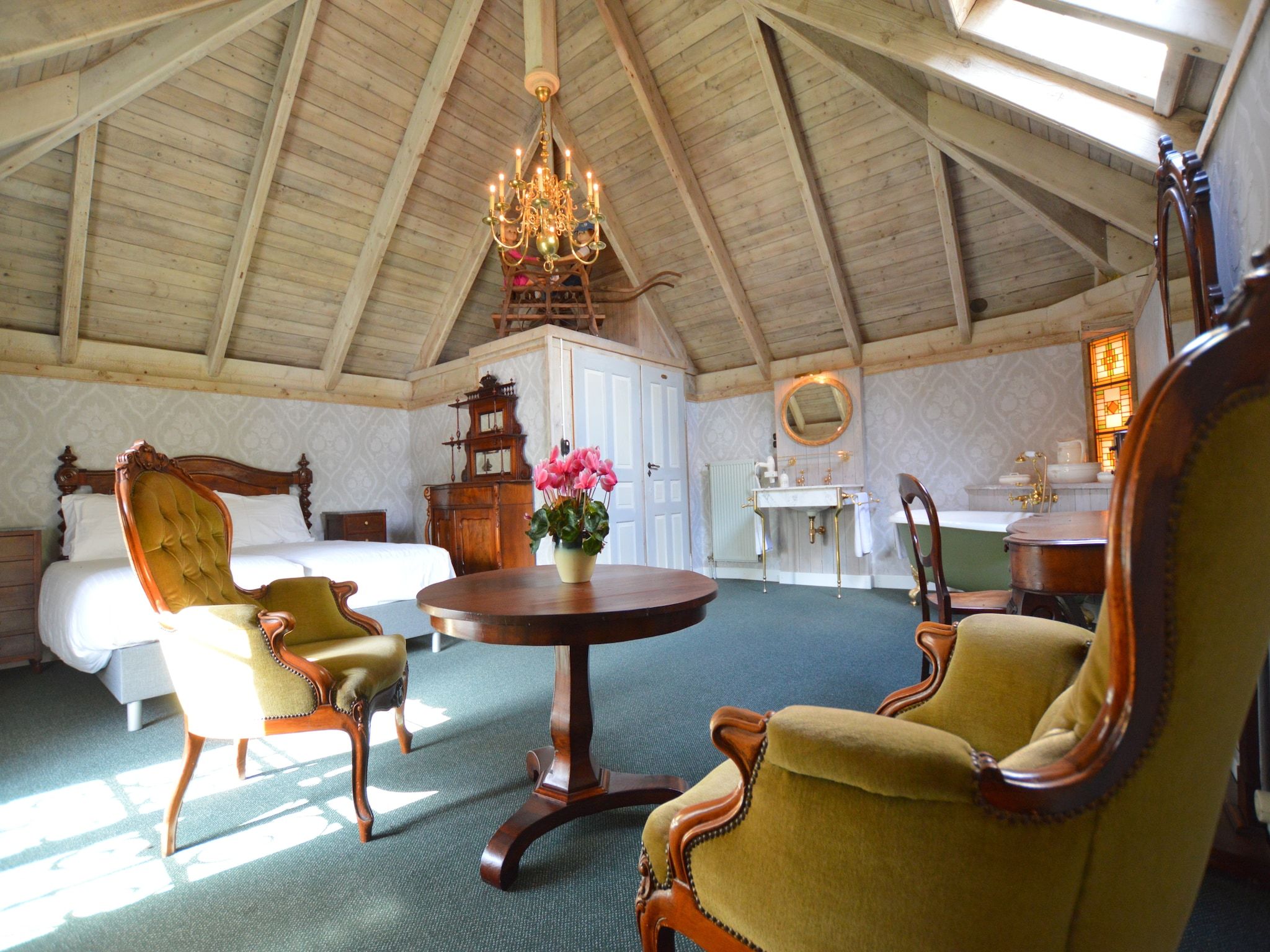 Een slaapkamer van Guesthouse The Old Cottage in Volkel