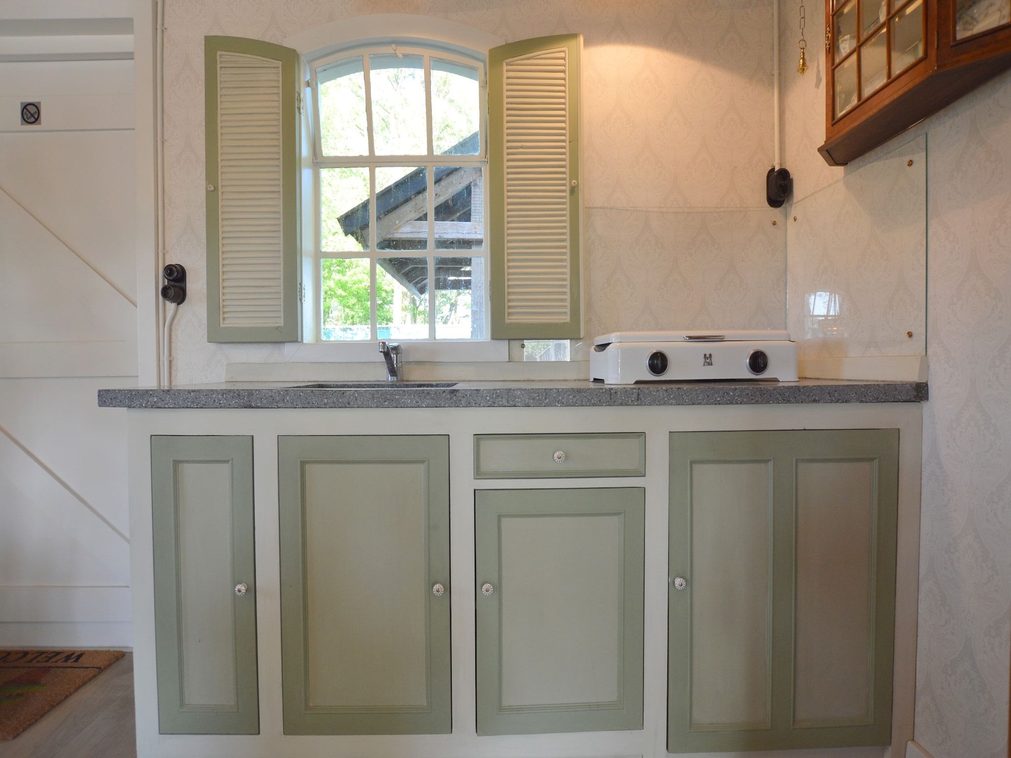 De keuken van Guesthouse The Old Cottage in Volkel