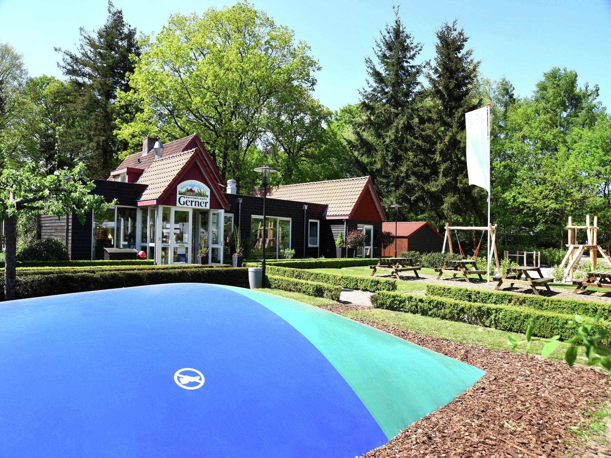 Parkfaciliteiten bij Buitenplaats Gerner 6 in Dalfsen