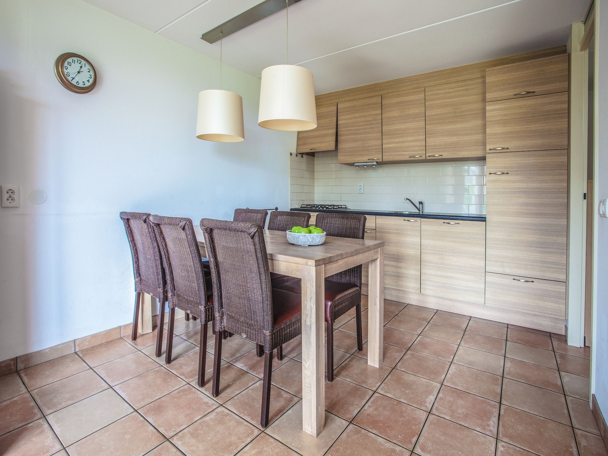 De eetkamer van Vlietstroom 6 in Medemblik