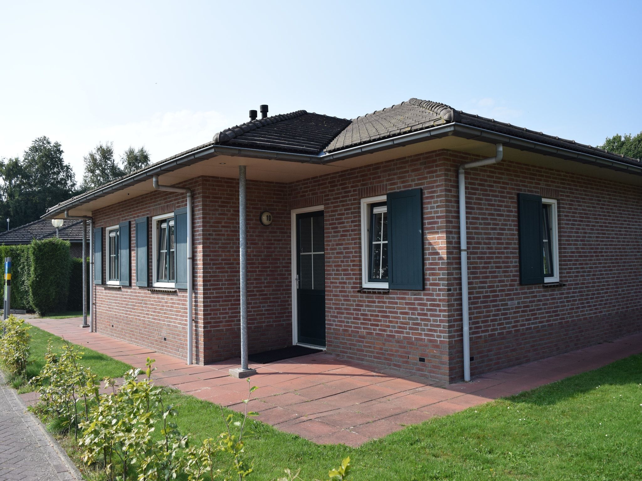 De buitenkant van Recreatiepark de Boshoek 12 in Voorthuizen