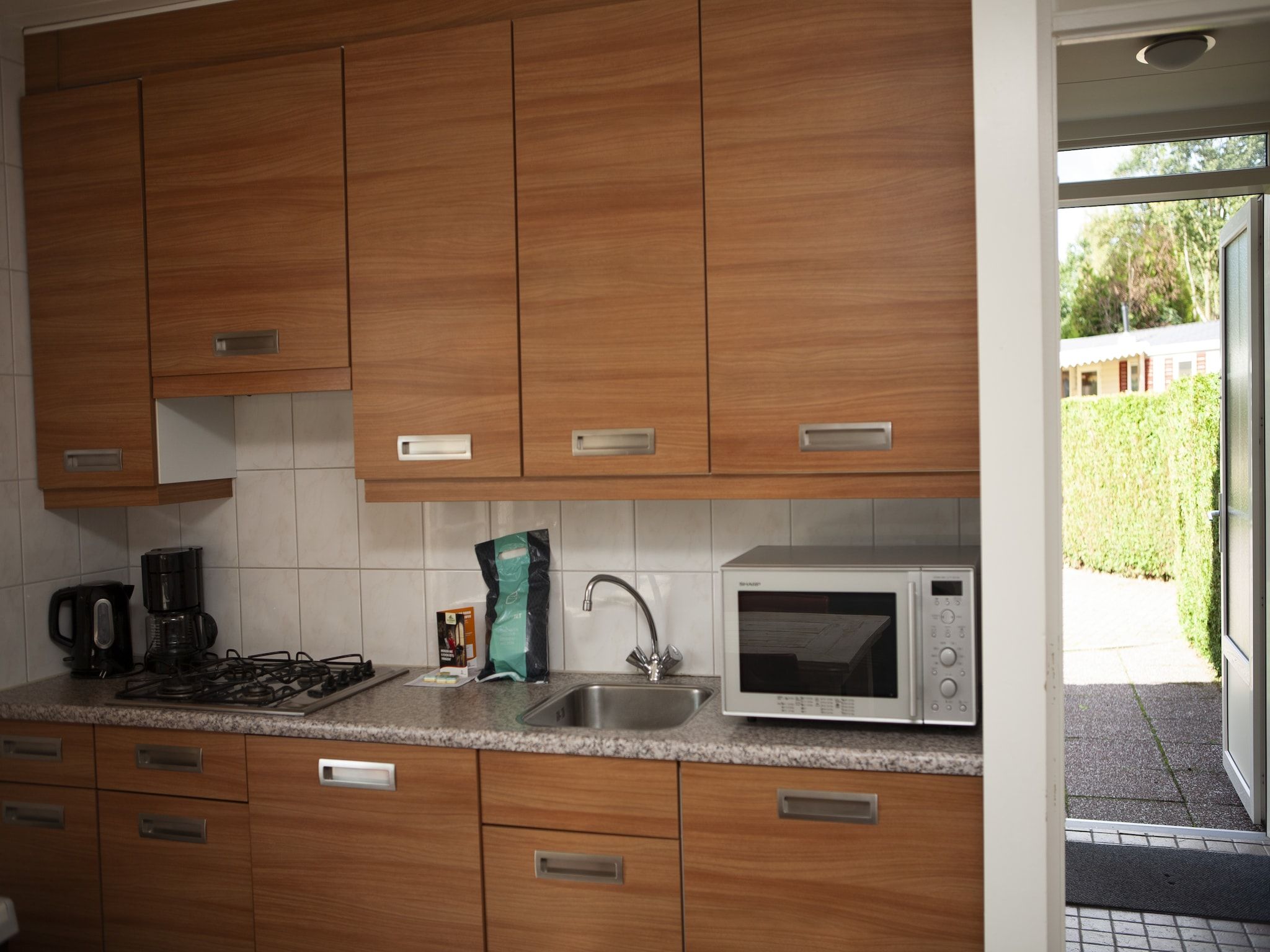 De keuken van Recreatiepark de Boshoek 13 in Voorthuizen