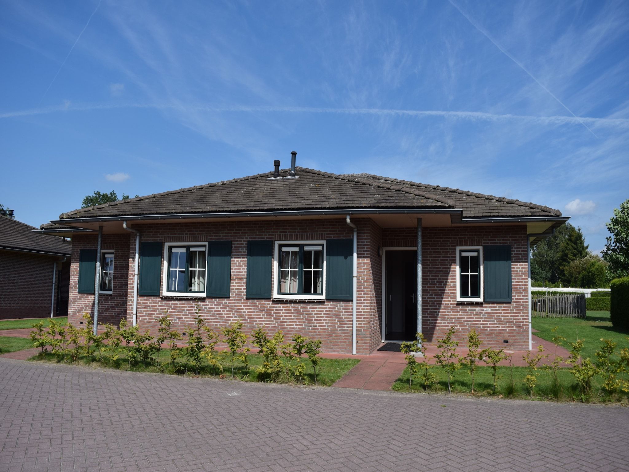 De buitenkant van Recreatiepark de Boshoek 14 in Voorthuizen