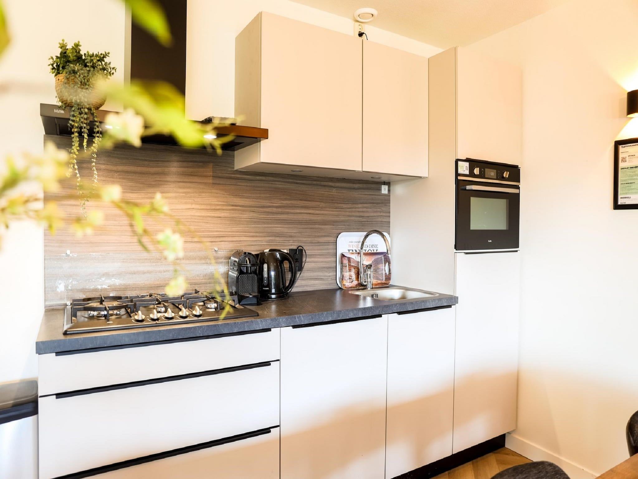 De keuken van Recreatiepark de Boshoek 14 in Voorthuizen