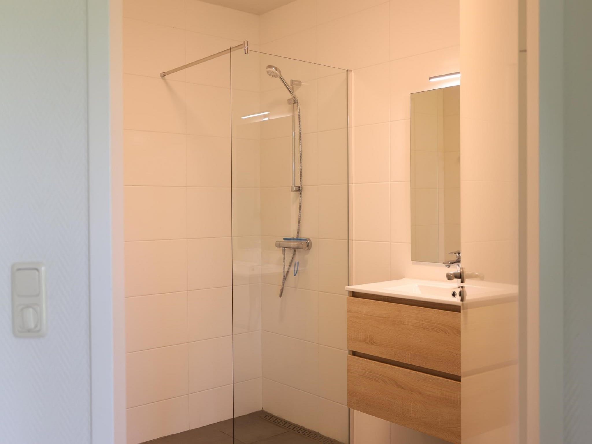 De badkamer van Recreatiepark de Boshoek 14 in Voorthuizen