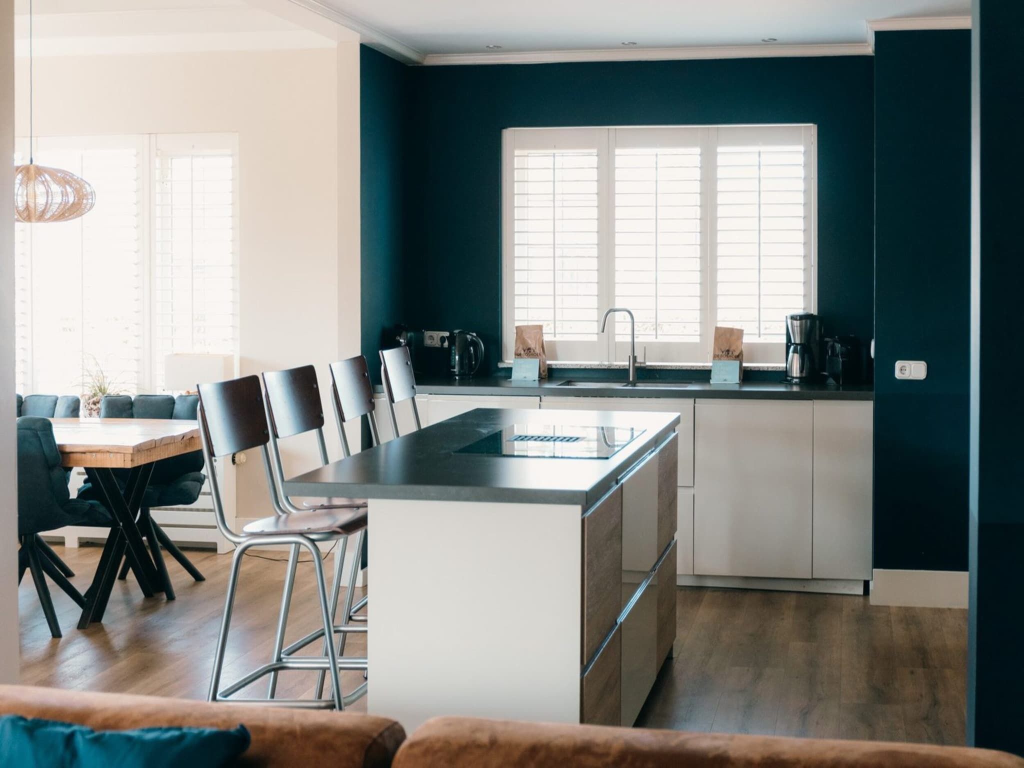 De keuken van Recreatiepark de Boshoek 16 in Voorthuizen