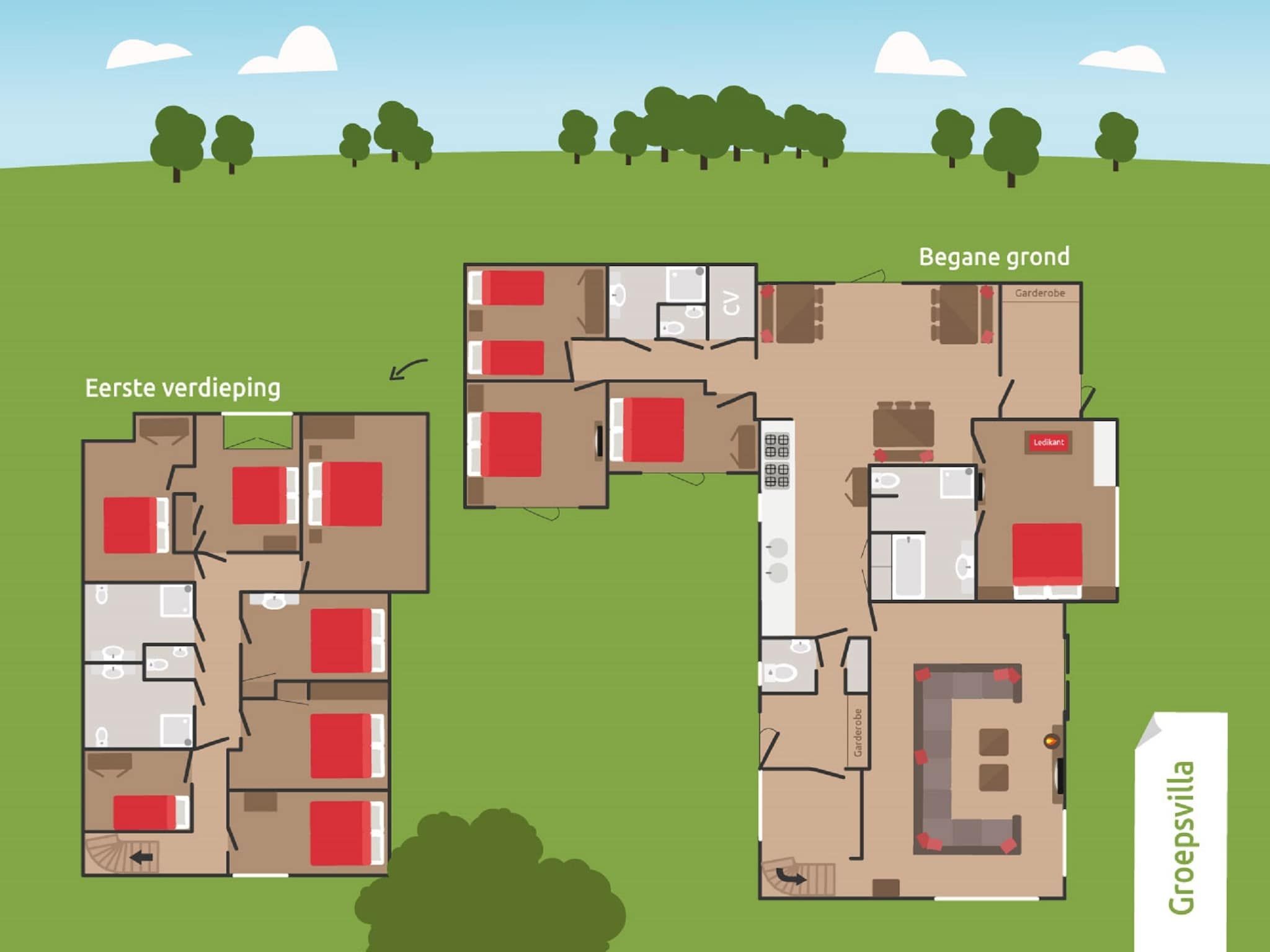 Voorzieningen bij Recreatiepark de Boshoek 18 in Voorthuizen