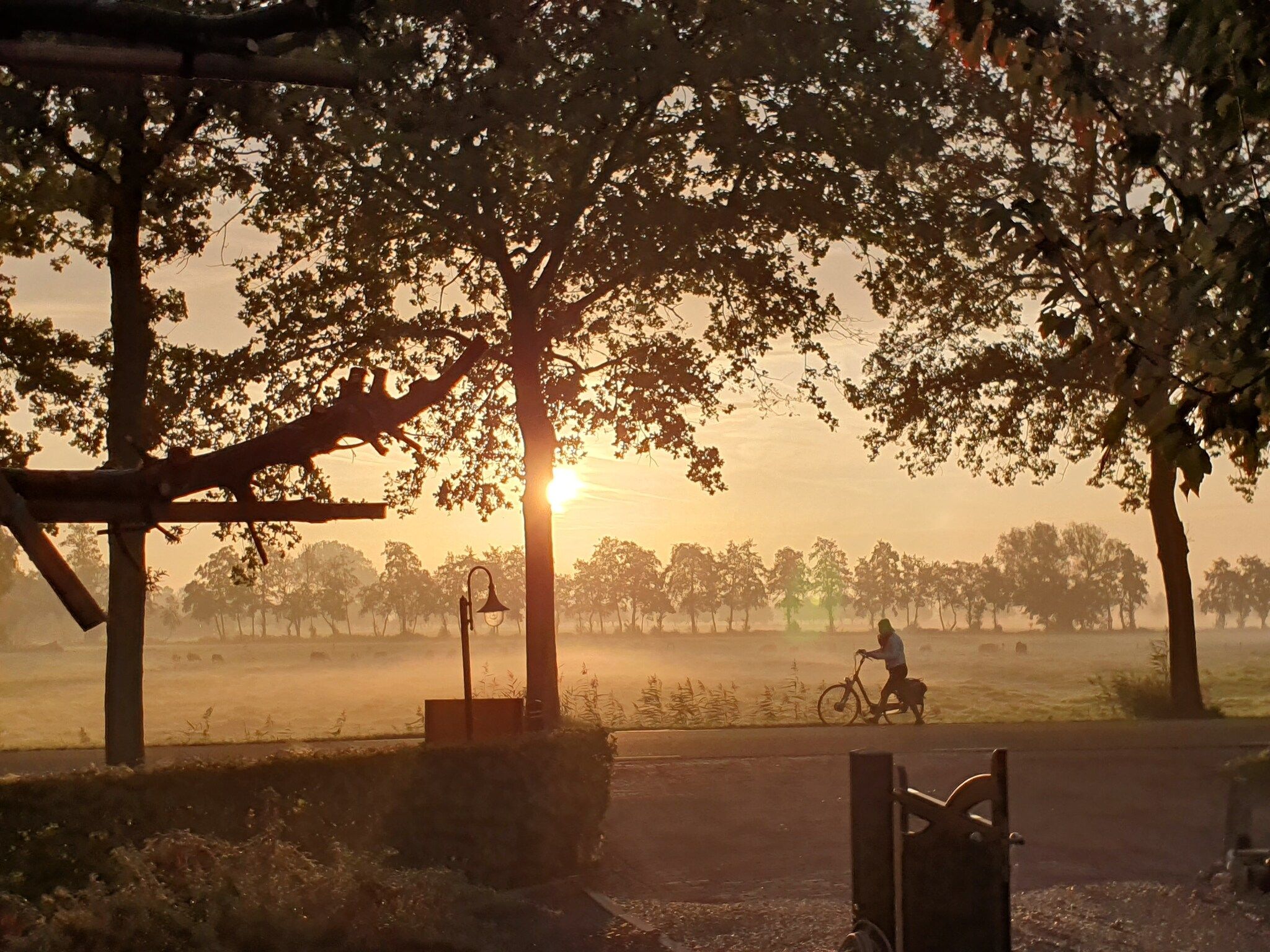 Het uitzicht vanaf Landelijk Utrecht in Overberg