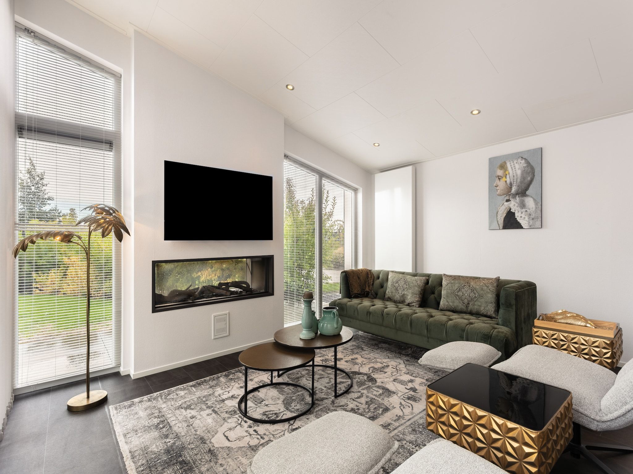 De woonkamer van Water Resort Oosterschelde 70 in Wemeldinge