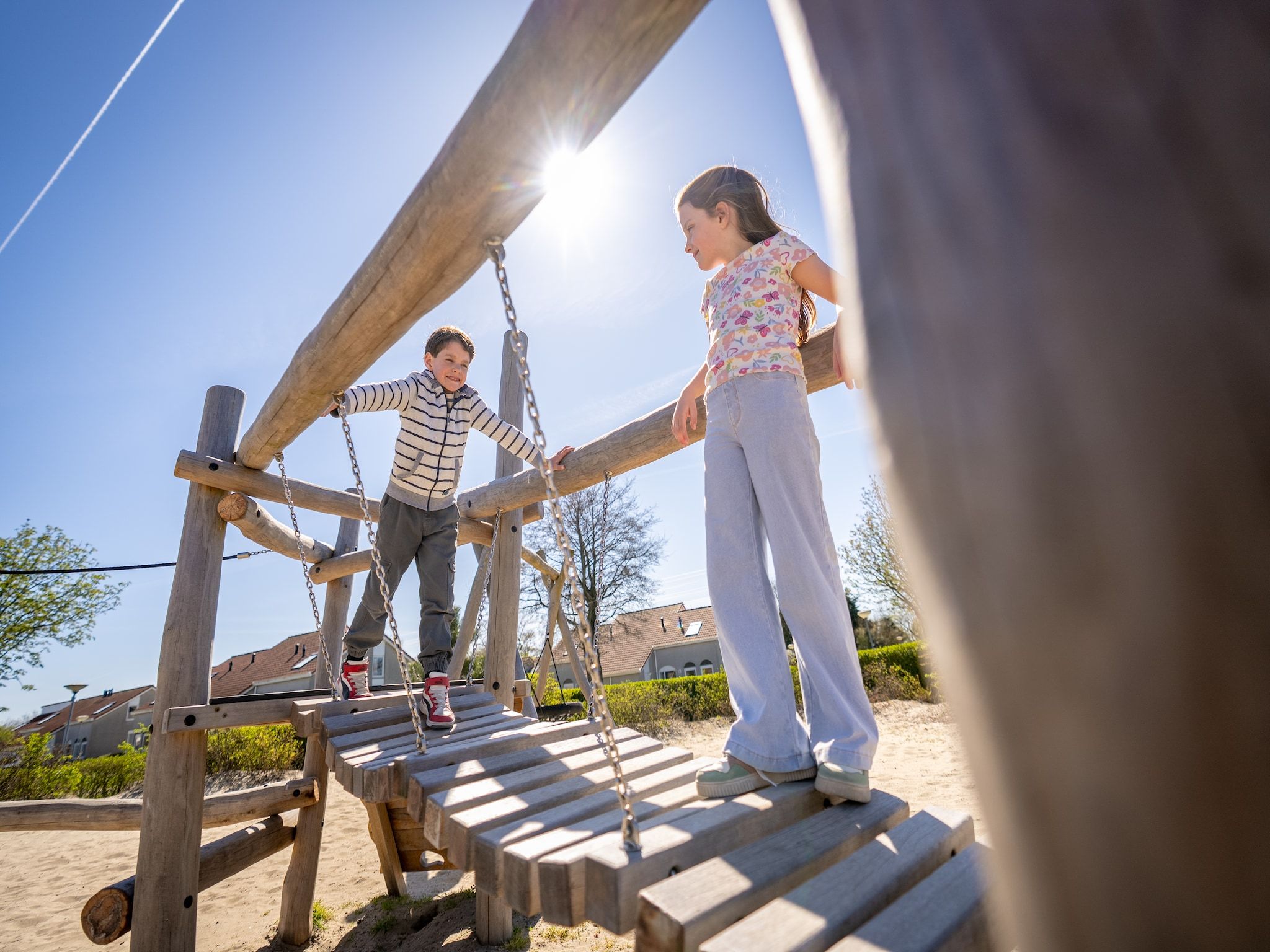 Parkfaciliteiten bij Vakantiepark Soeten Haert 13 in Renesse