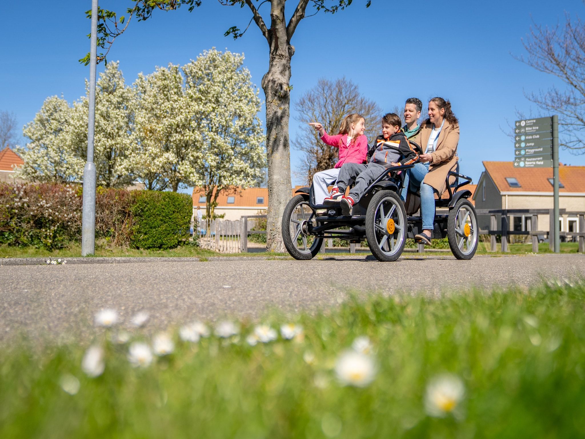 Parkfaciliteiten bij Vakantiepark Soeten Haert 13 in Renesse
