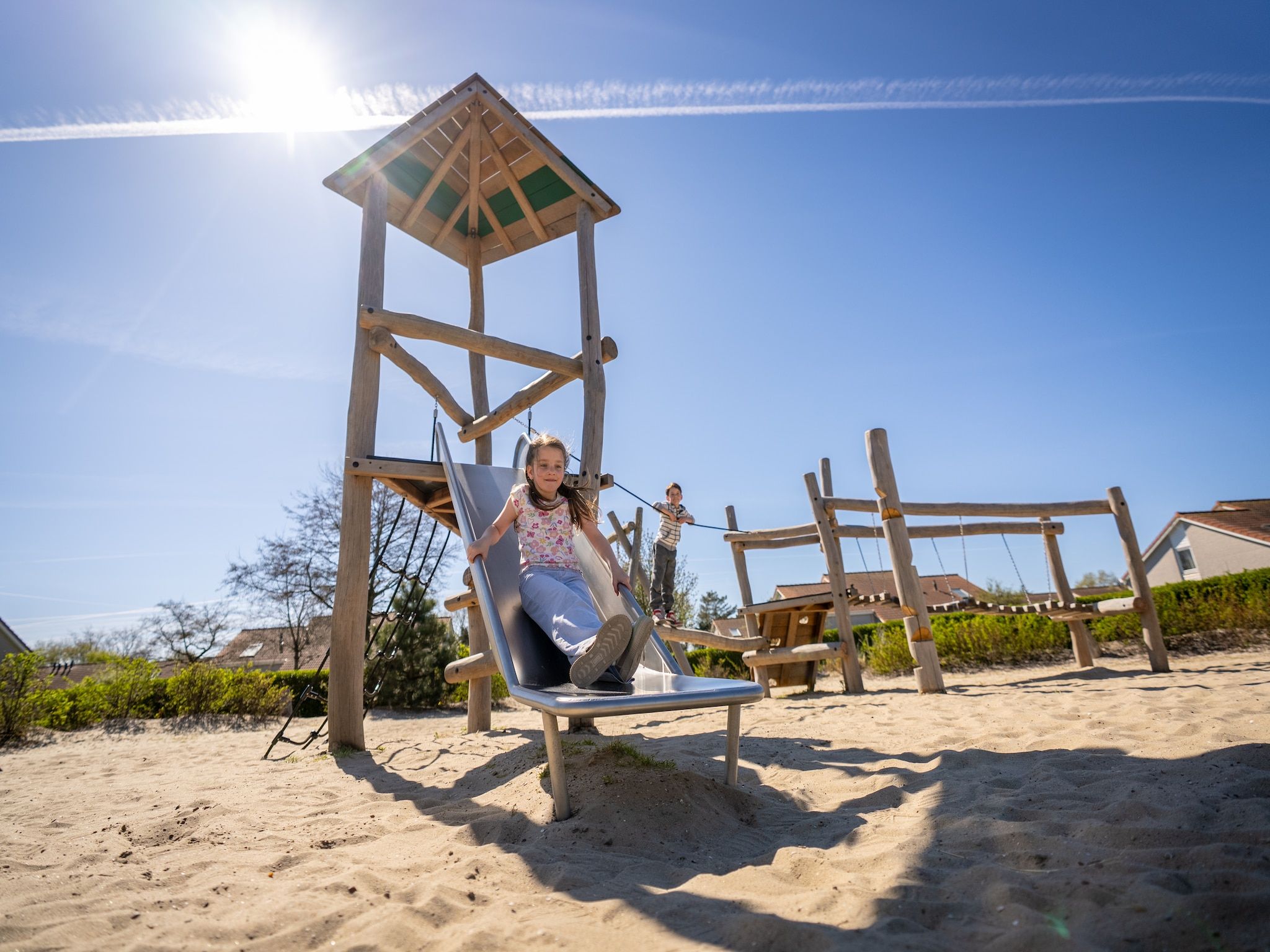 Parkfaciliteiten bij Vakantiepark de Soeten Haert 17 in Renesse