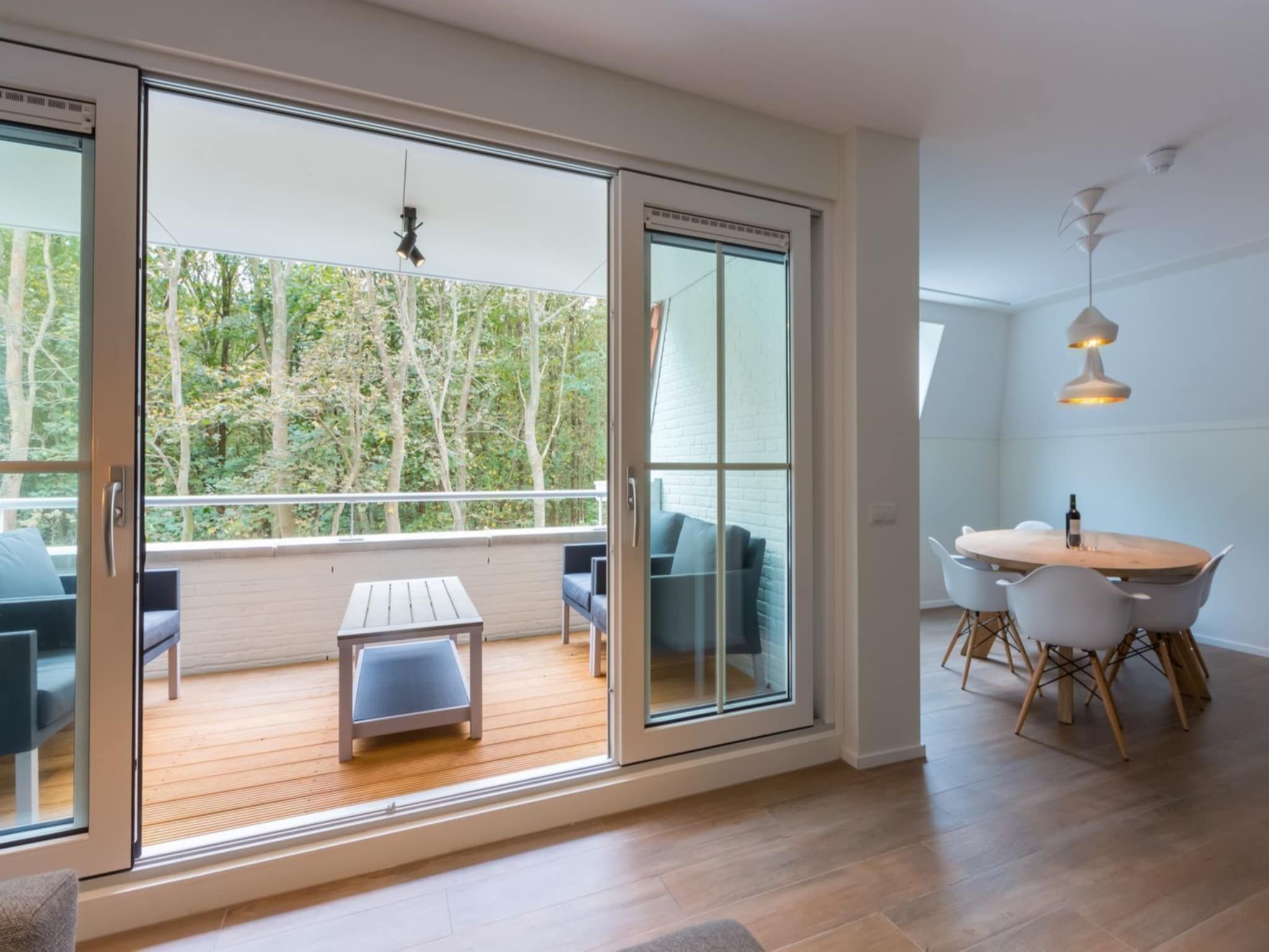 De woonkamer van Appartement Duinhof Dishoek 13N - 6 personen in Koudekerke