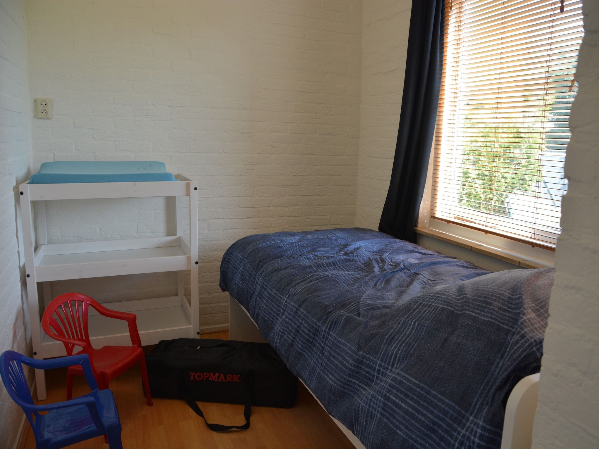 Een slaapkamer van 't Zeepaardje in Noordwijkerhout