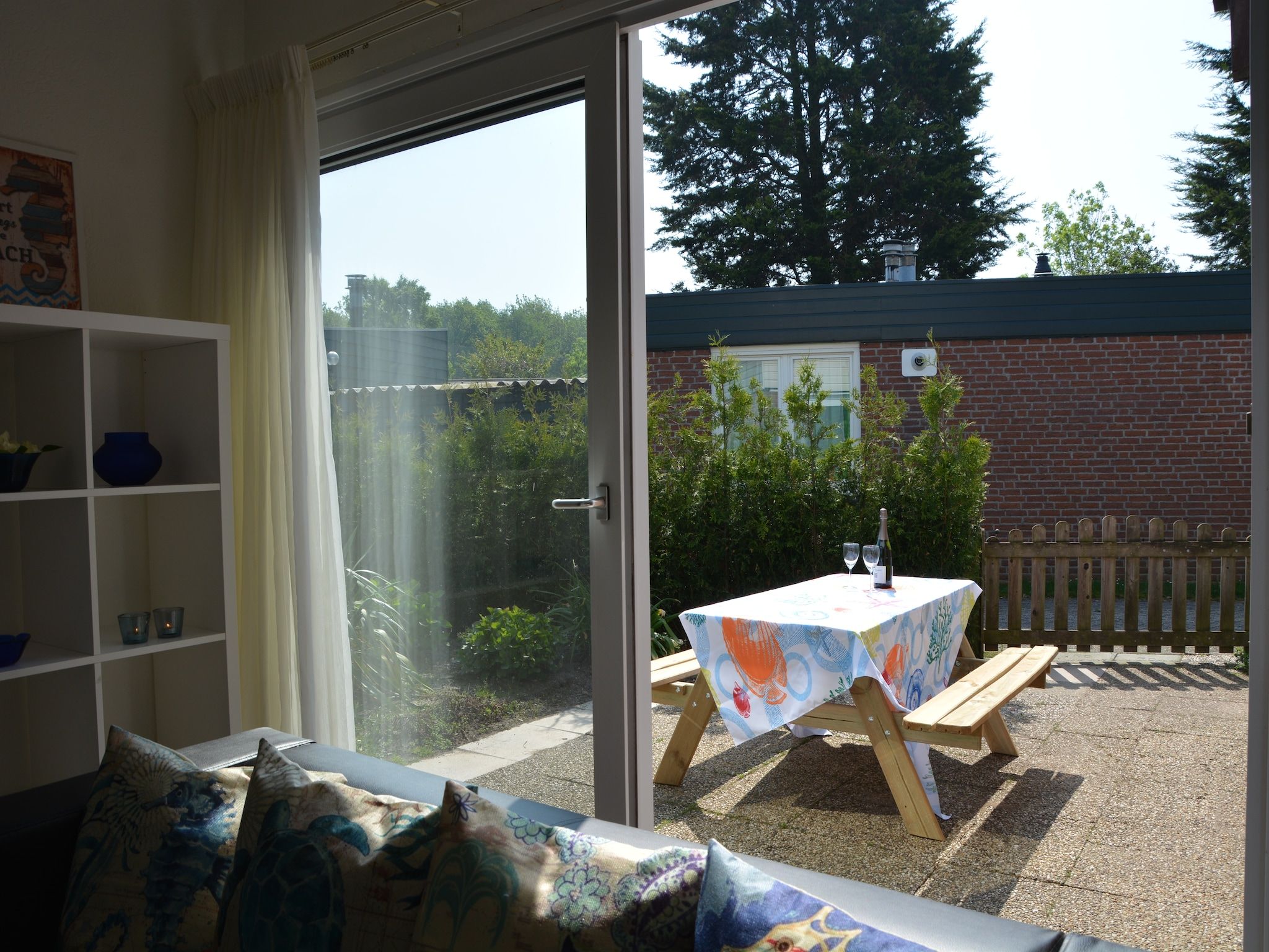 Het uitzicht vanaf 't Zeepaardje in Noordwijkerhout