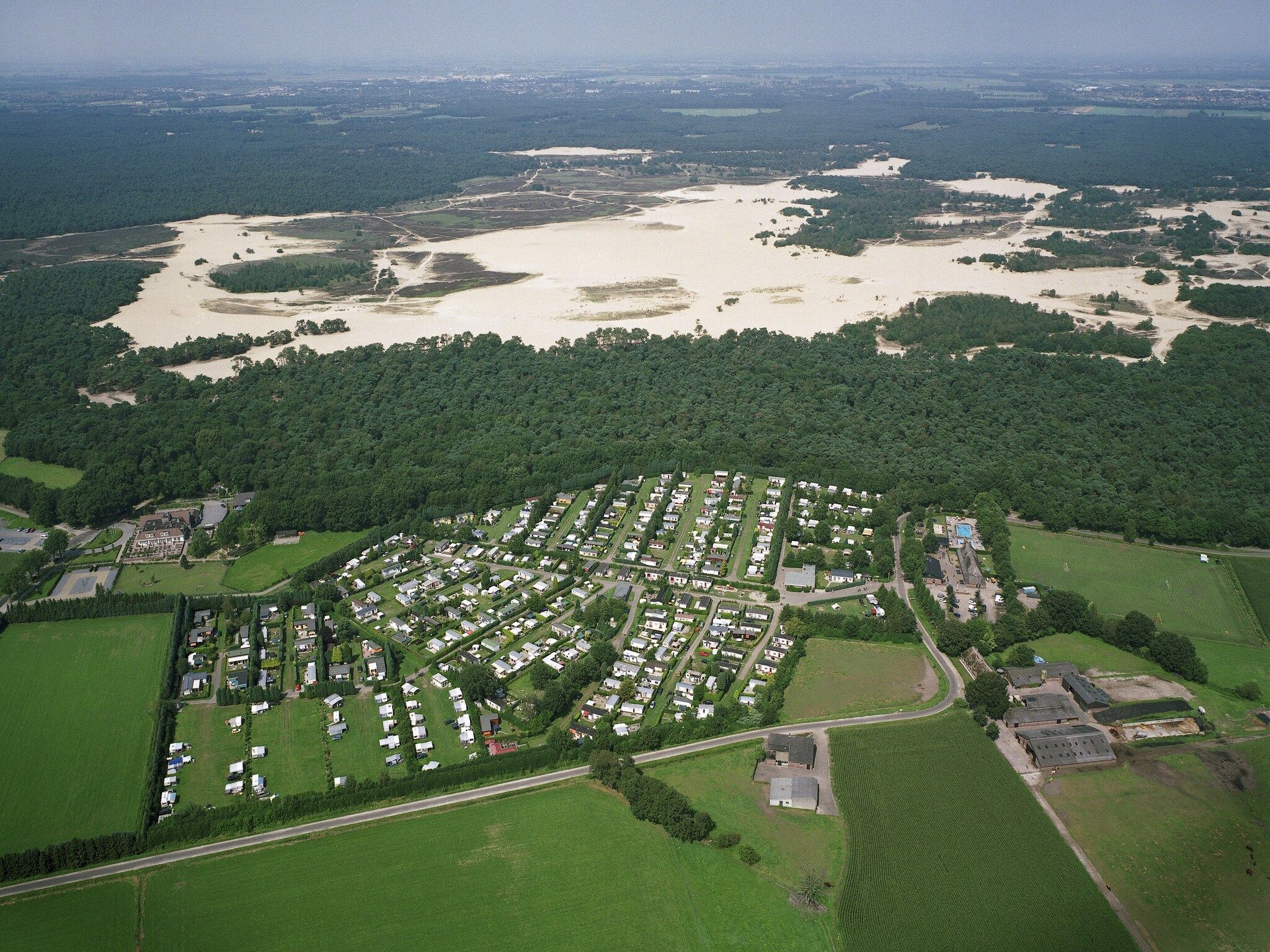 Parkfaciliteiten bij Recreatiepark Duinhoeve 3 in Udenhout