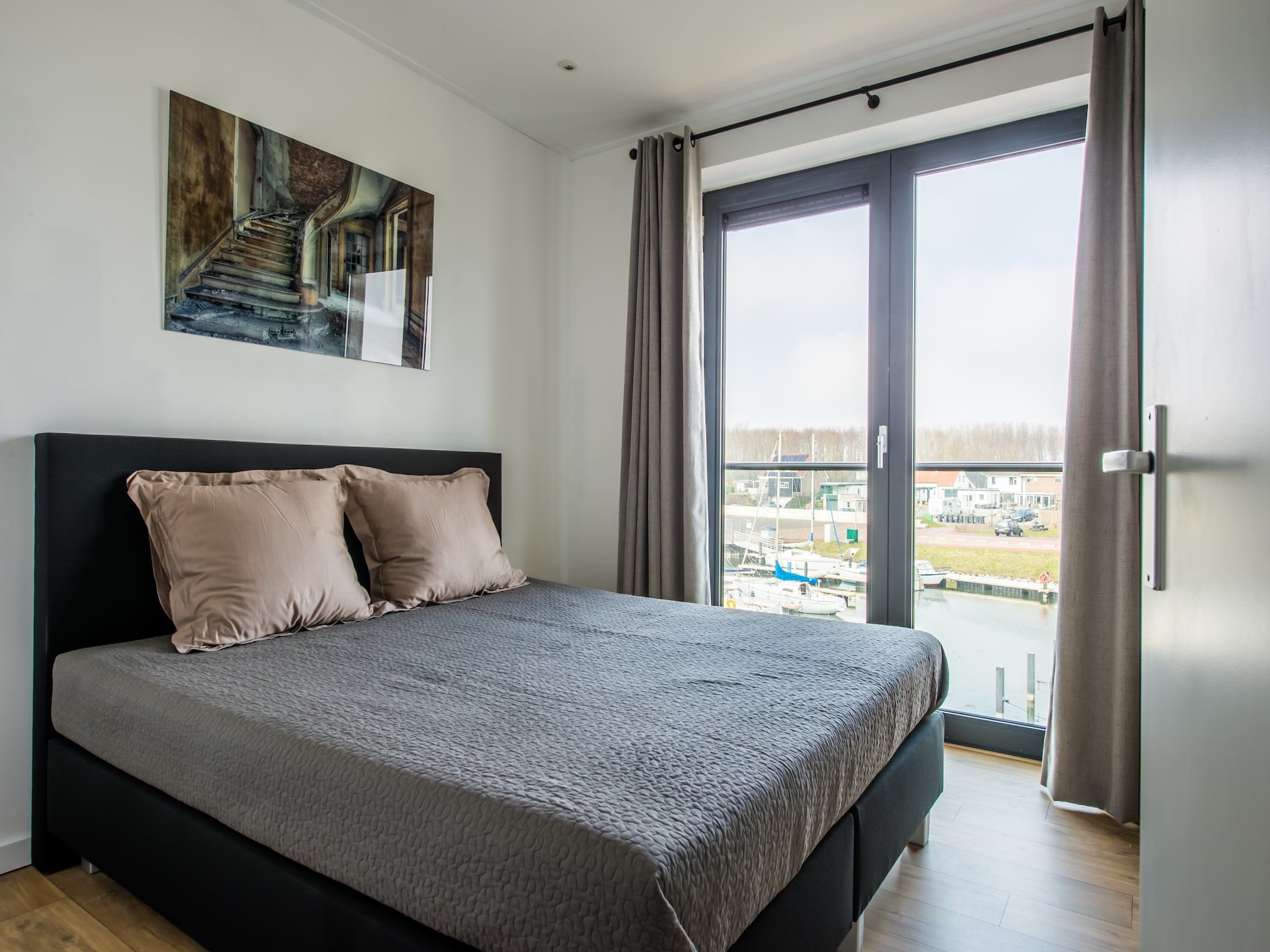 Een slaapkamer van Uithaven 10C in Kamperland
