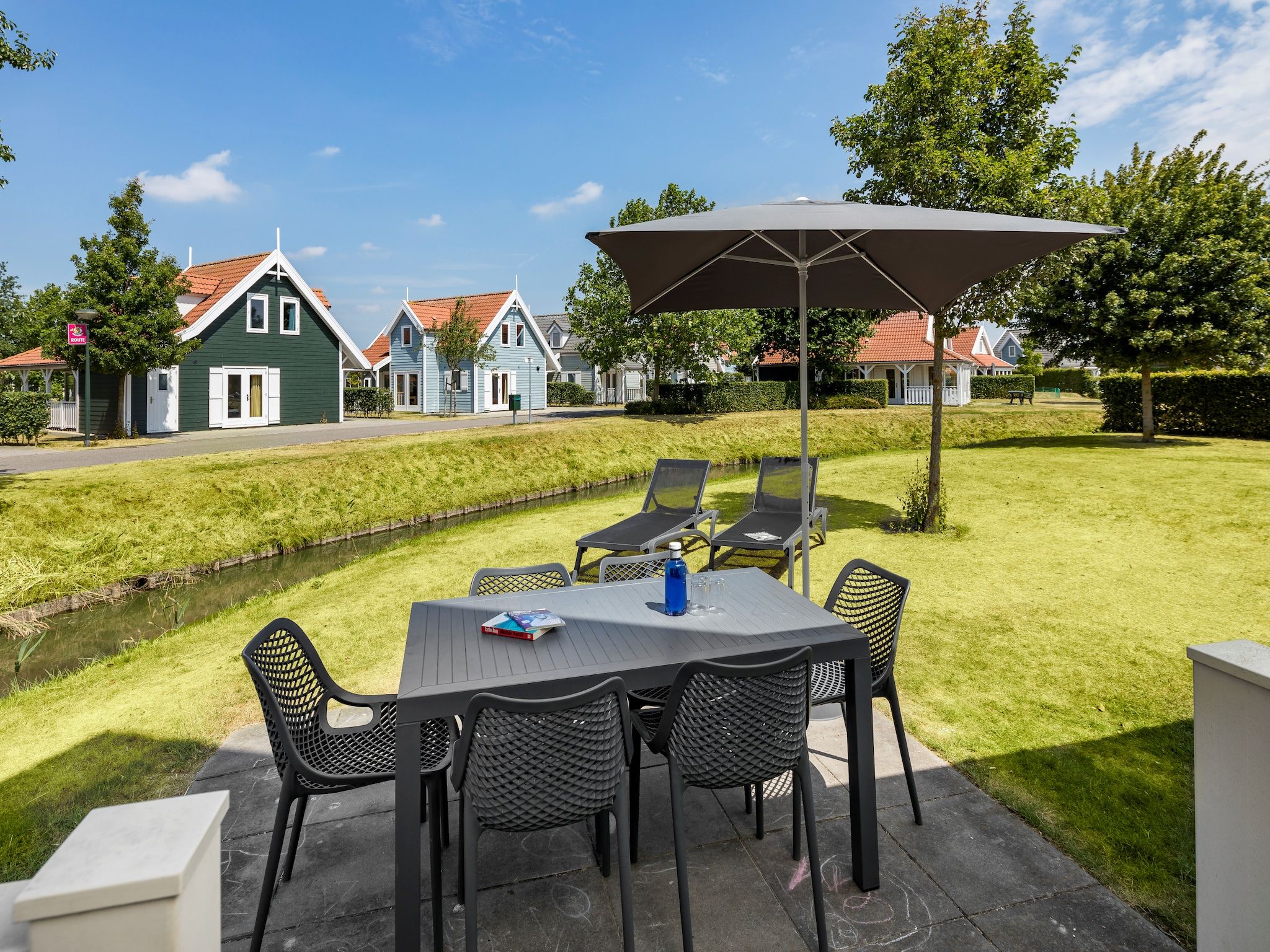 Het terras van Aquadelta 28 in Bruinisse