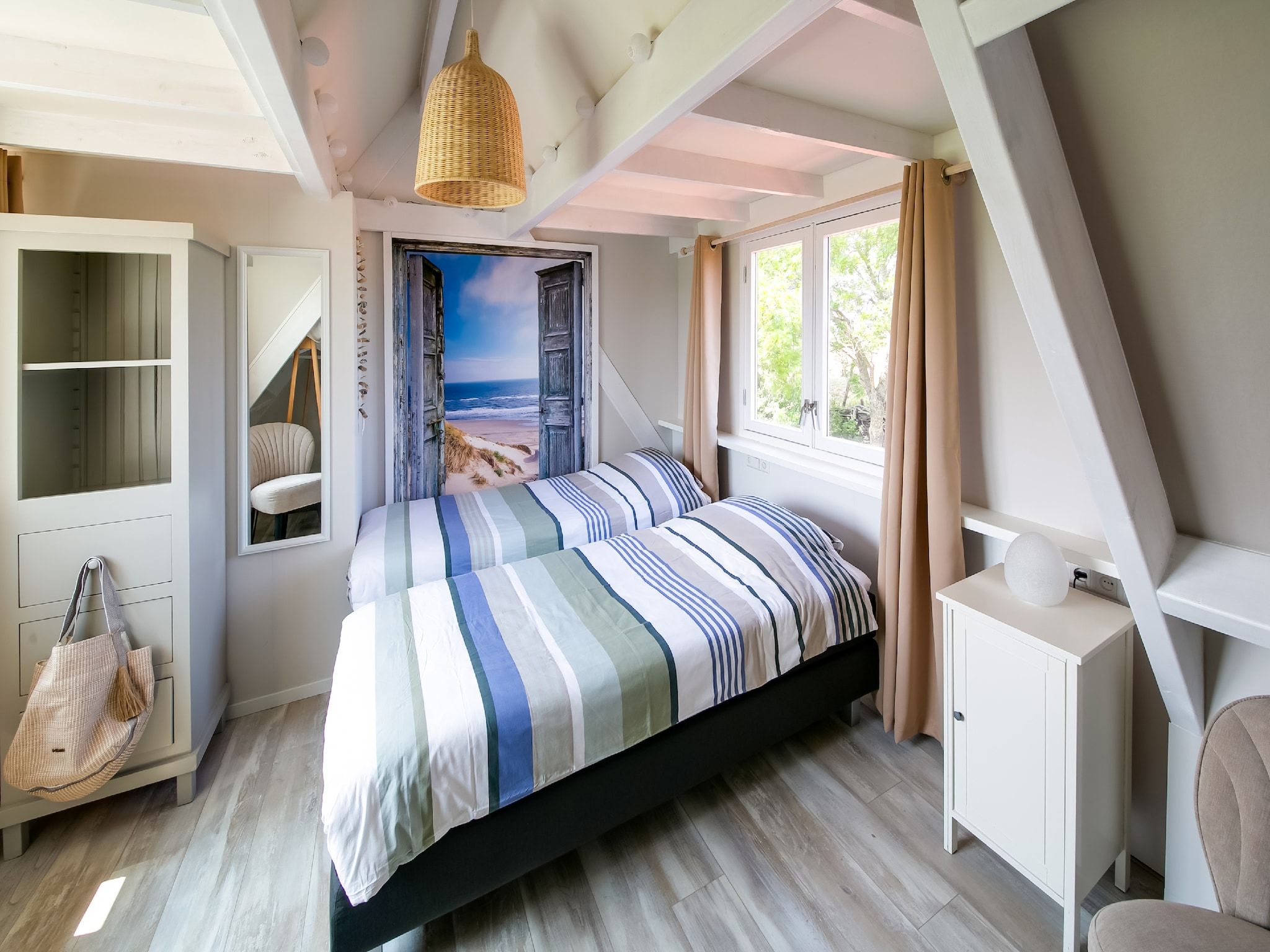 Een slaapkamer van Zilte Bries in Callantsoog