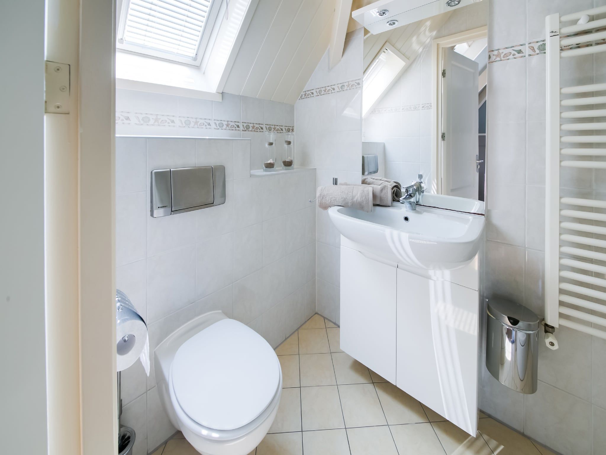 De badkamer van Zilte Bries in Callantsoog