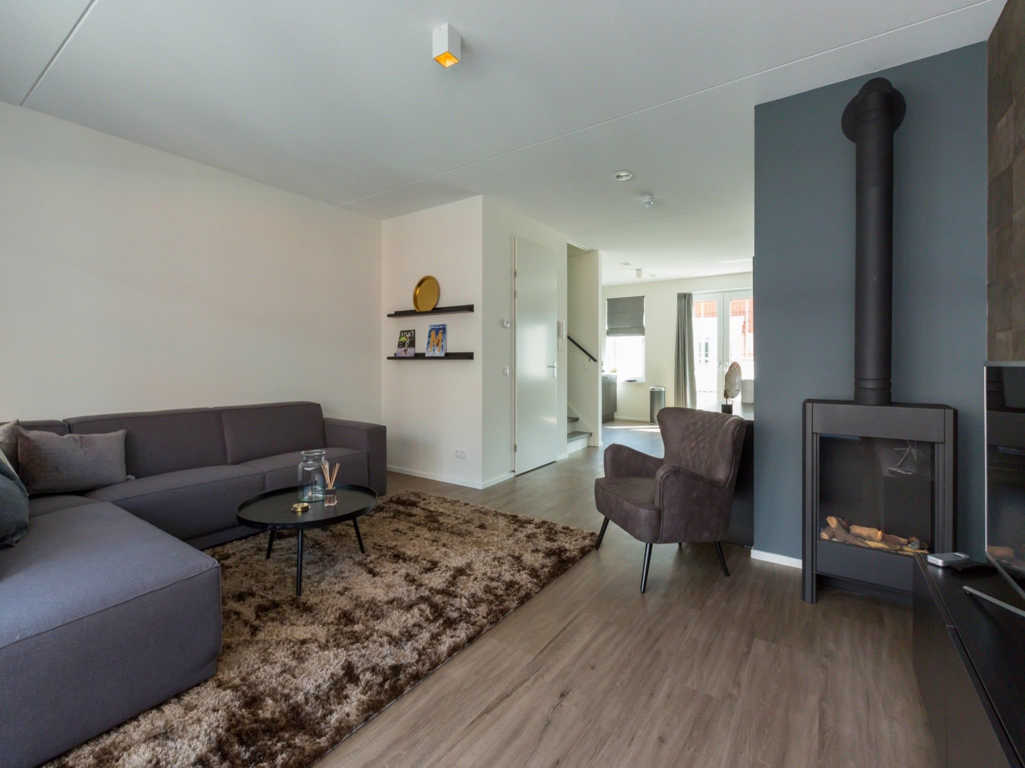 De woonkamer van Appartement Duinhof Dishoek 13F - 6 personen sauna in Koudekerke