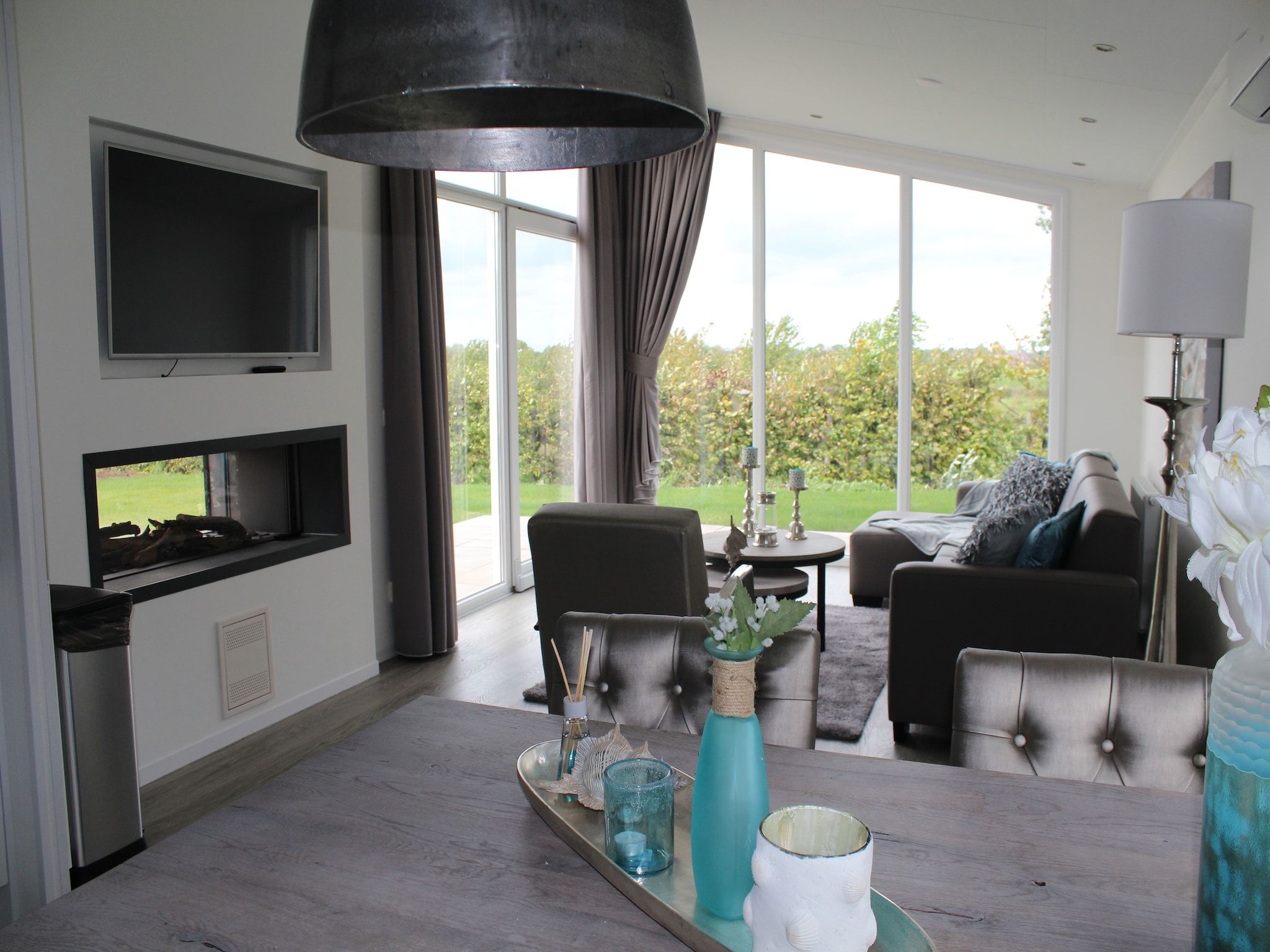 De woonkamer van Resort Mooi Bemelen 8 in Bemelen