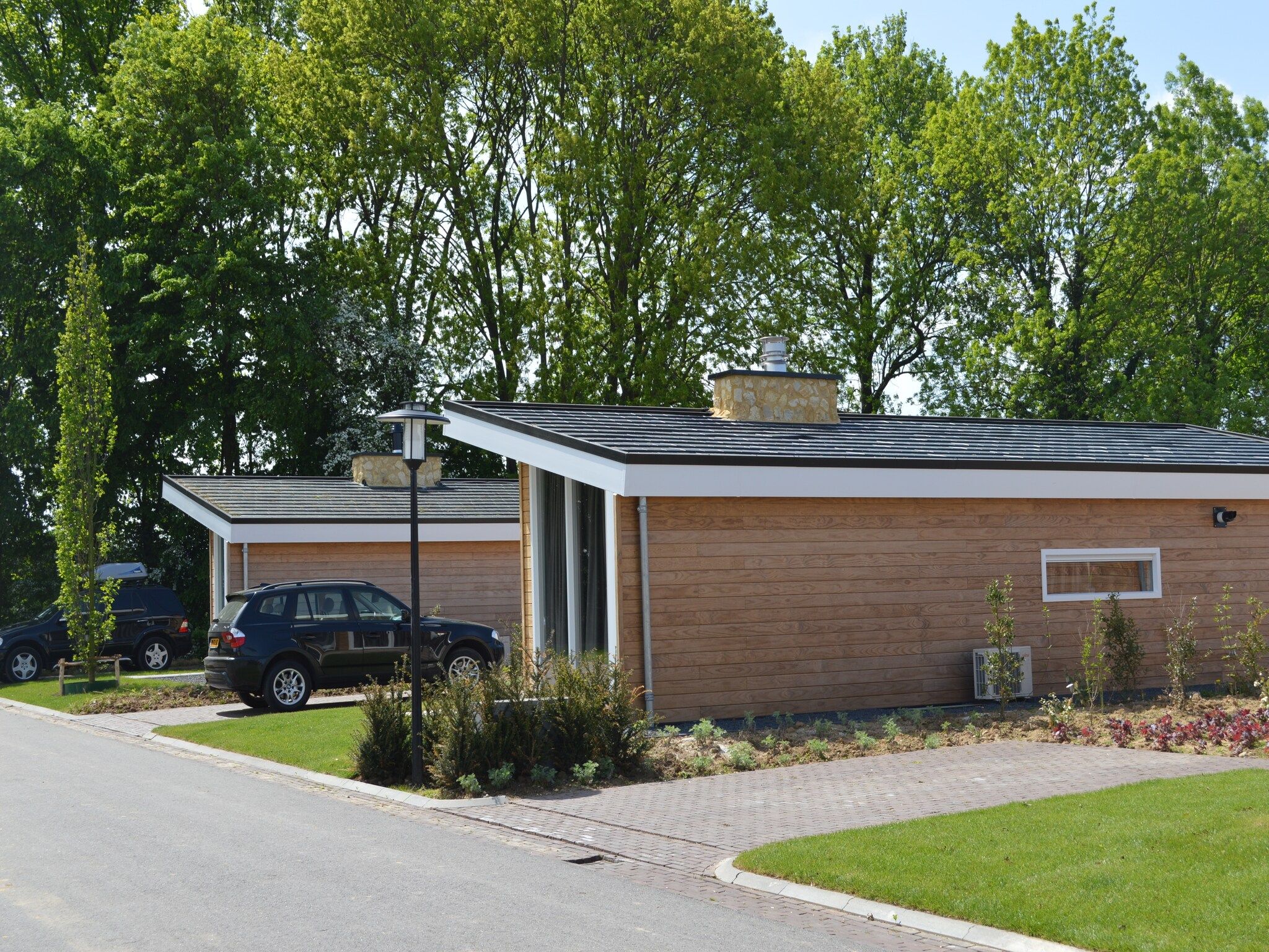 De buitenkant van Resort Mooi Bemelen 9 in Bemelen