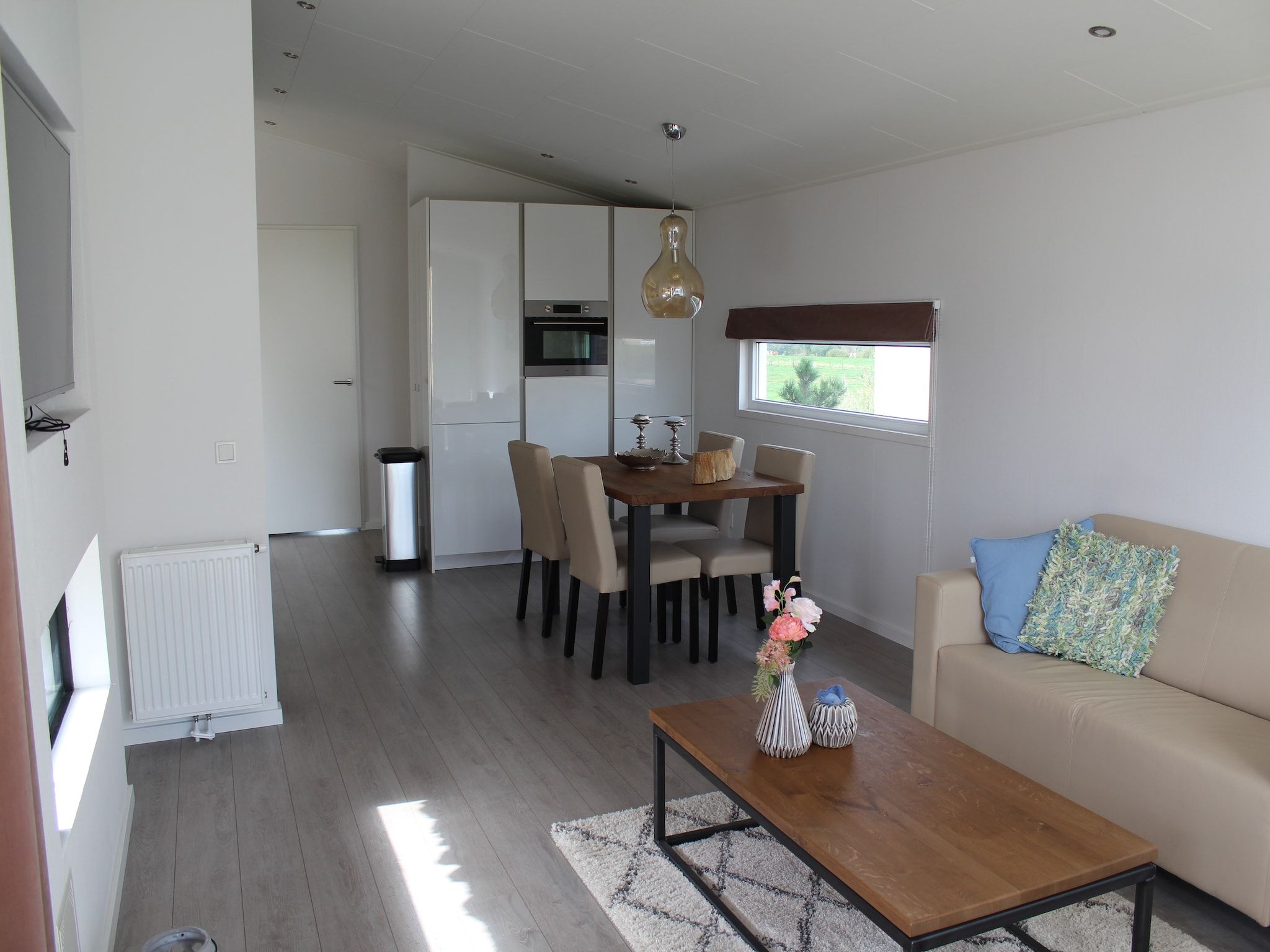 De woonkamer van Resort Mooi Bemelen 10 in Bemelen