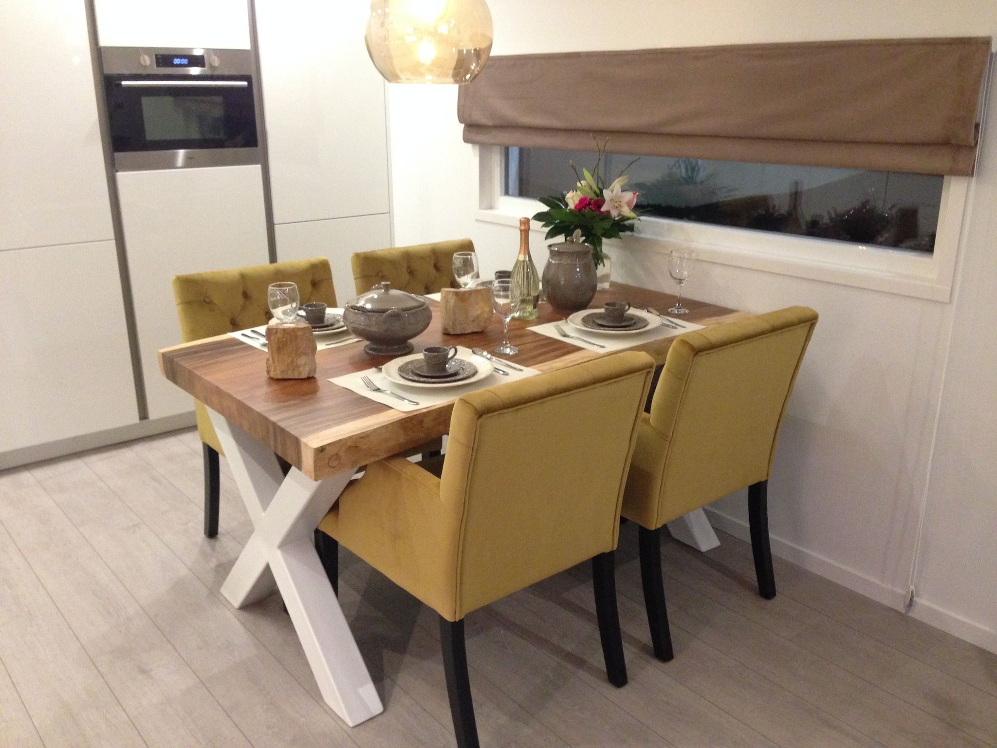 De eetkamer van Resort Mooi Bemelen 10 in Bemelen