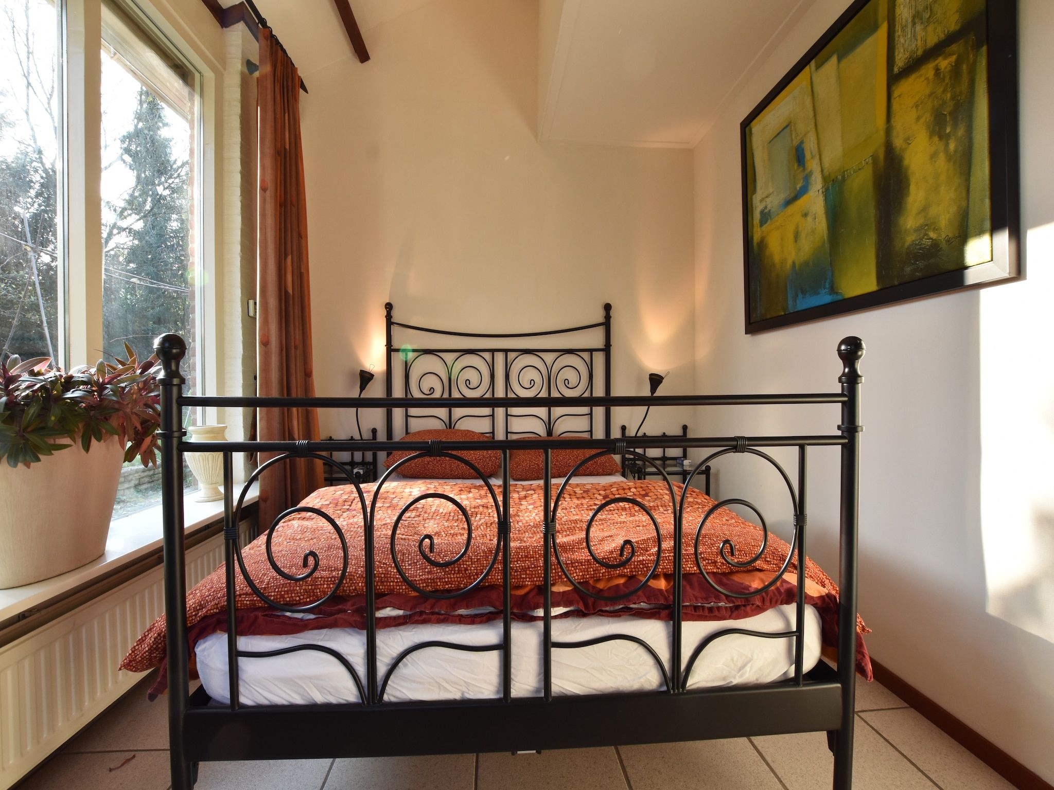 Een slaapkamer van Veluwse Specht in Garderen