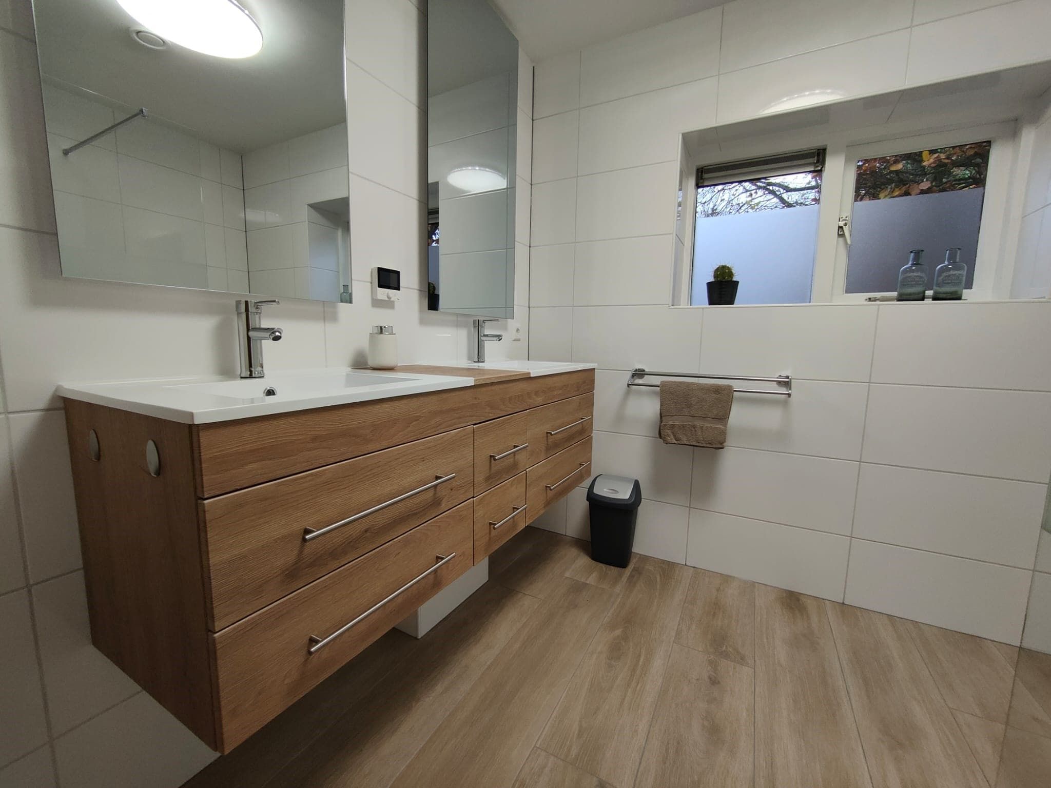 De badkamer van Veluwse Specht in Garderen