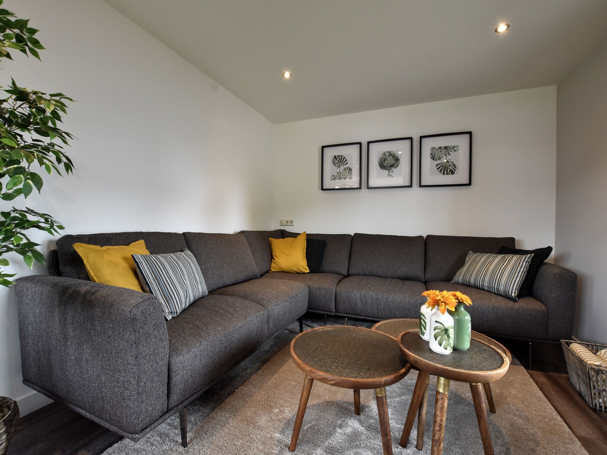 De woonkamer van Erve Tank in Eibergen