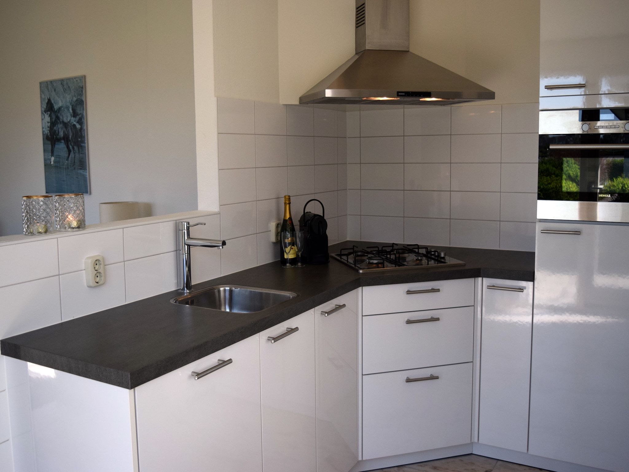 De keuken van Sophiaboulevard 15 in Kamperland