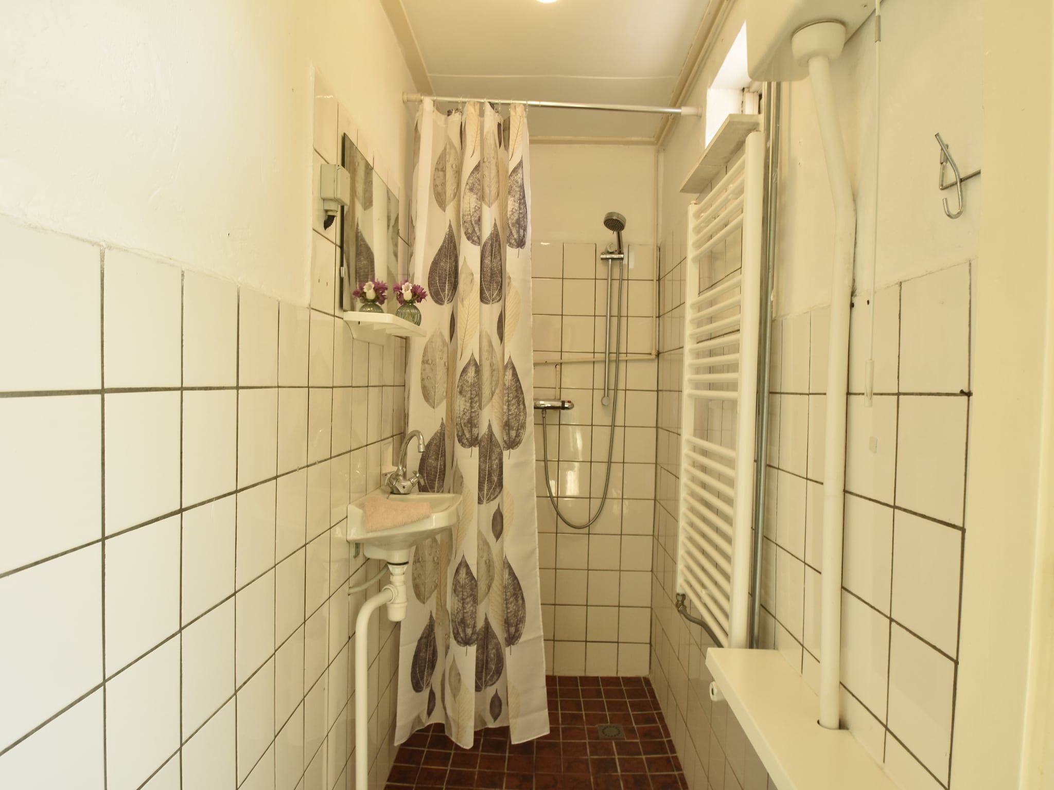 De badkamer van Storm Bries in Callantsoog