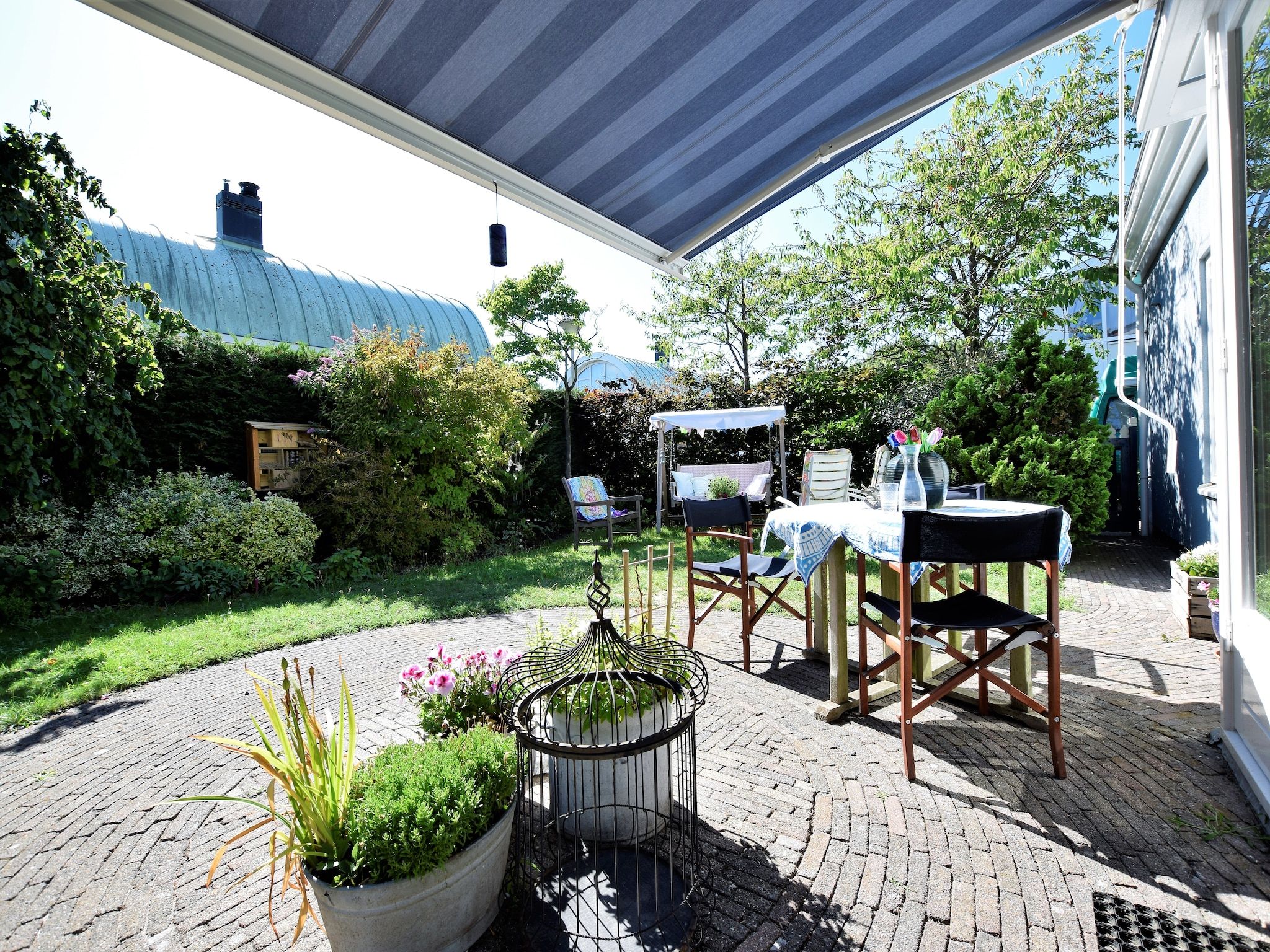 De tuin van De Zilvermeeuw in Noordwijk