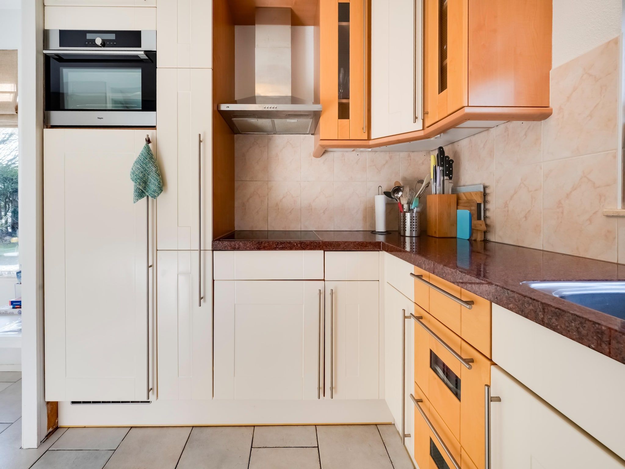 De keuken van De Zilvermeeuw in Noordwijk