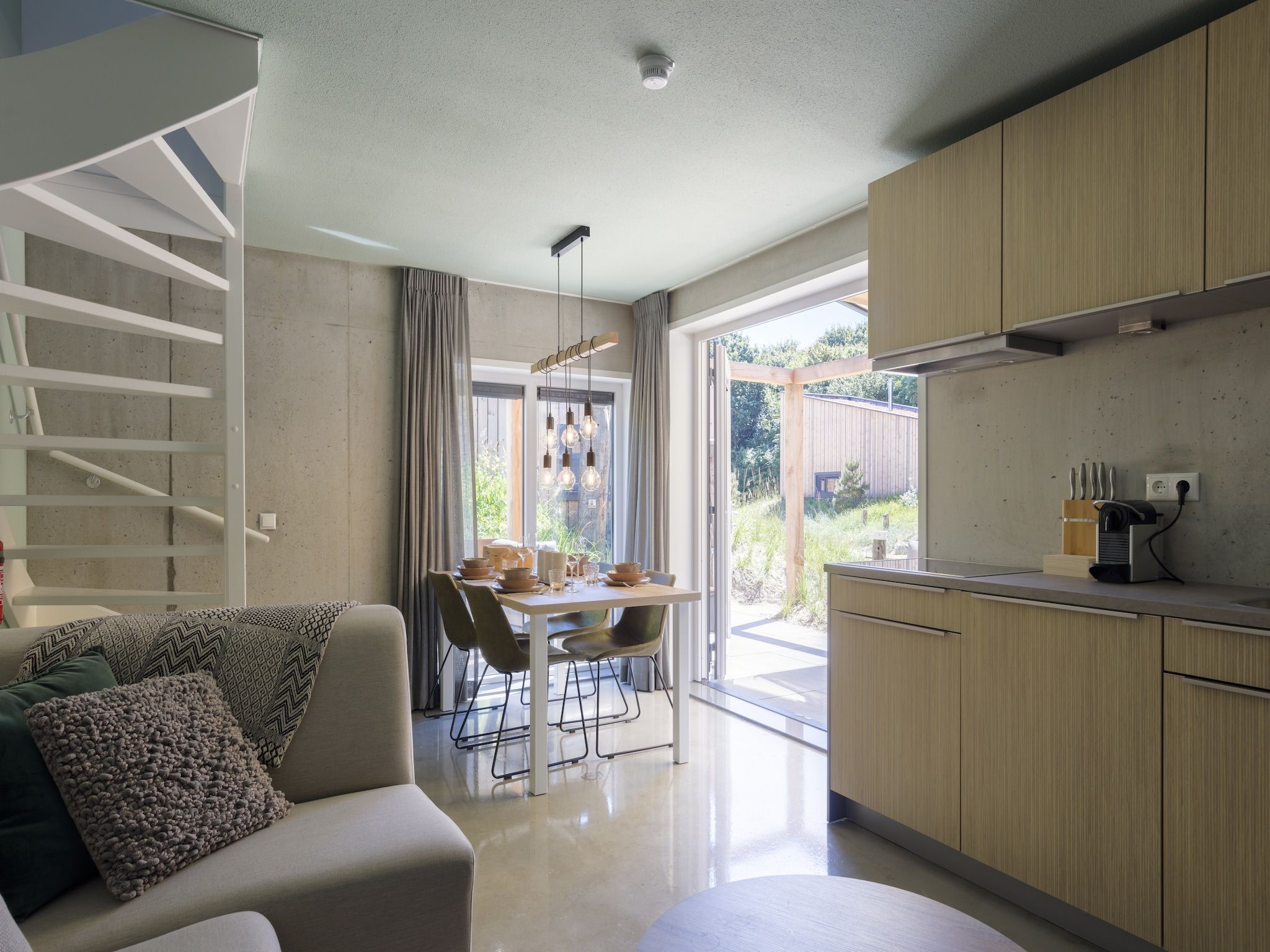 De keuken van Noordzee Resort Vlissingen 2 in Vlissingen