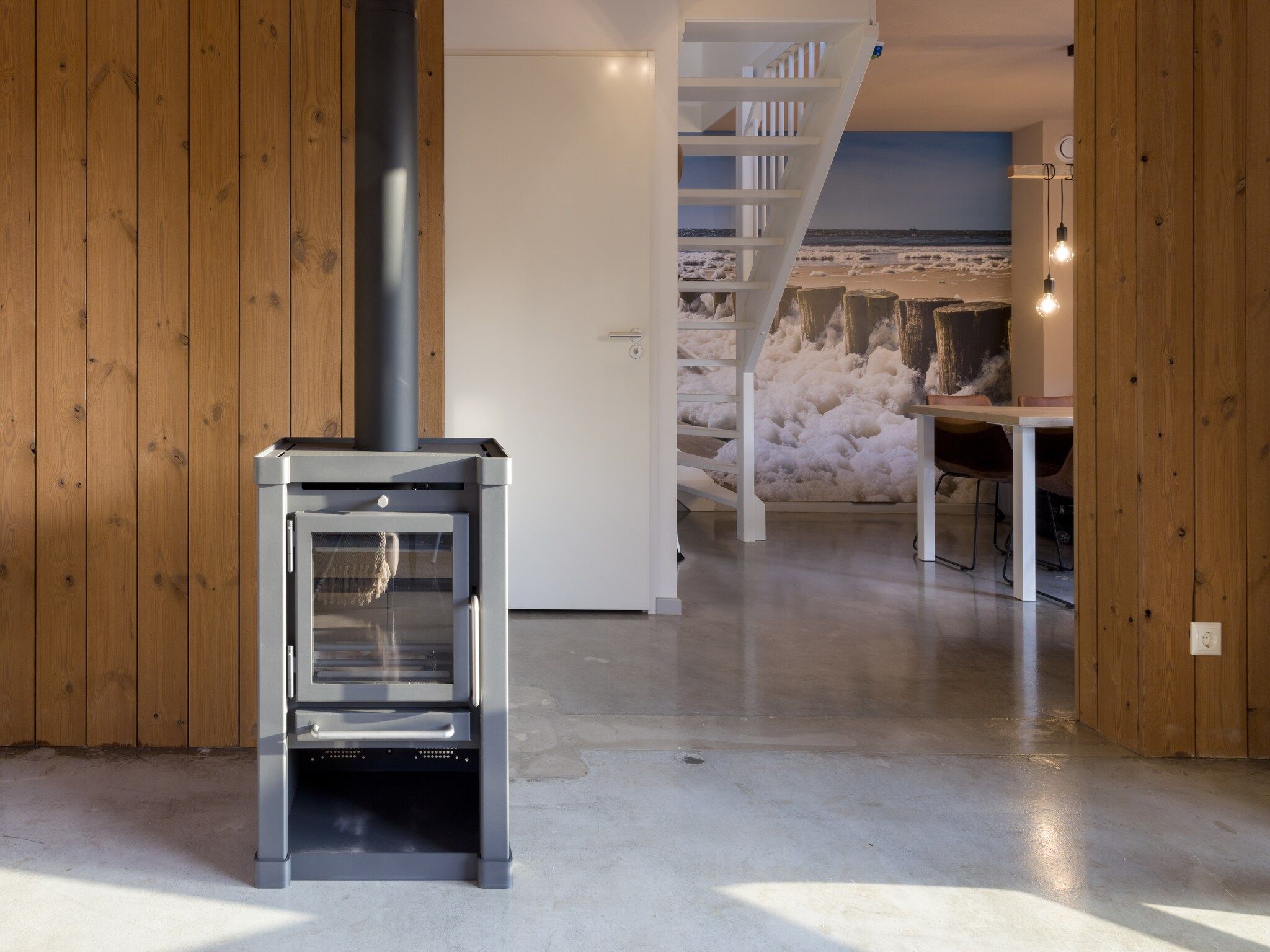 De woonkamer van Noordzee Resort Vlissingen 3 in Vlissingen