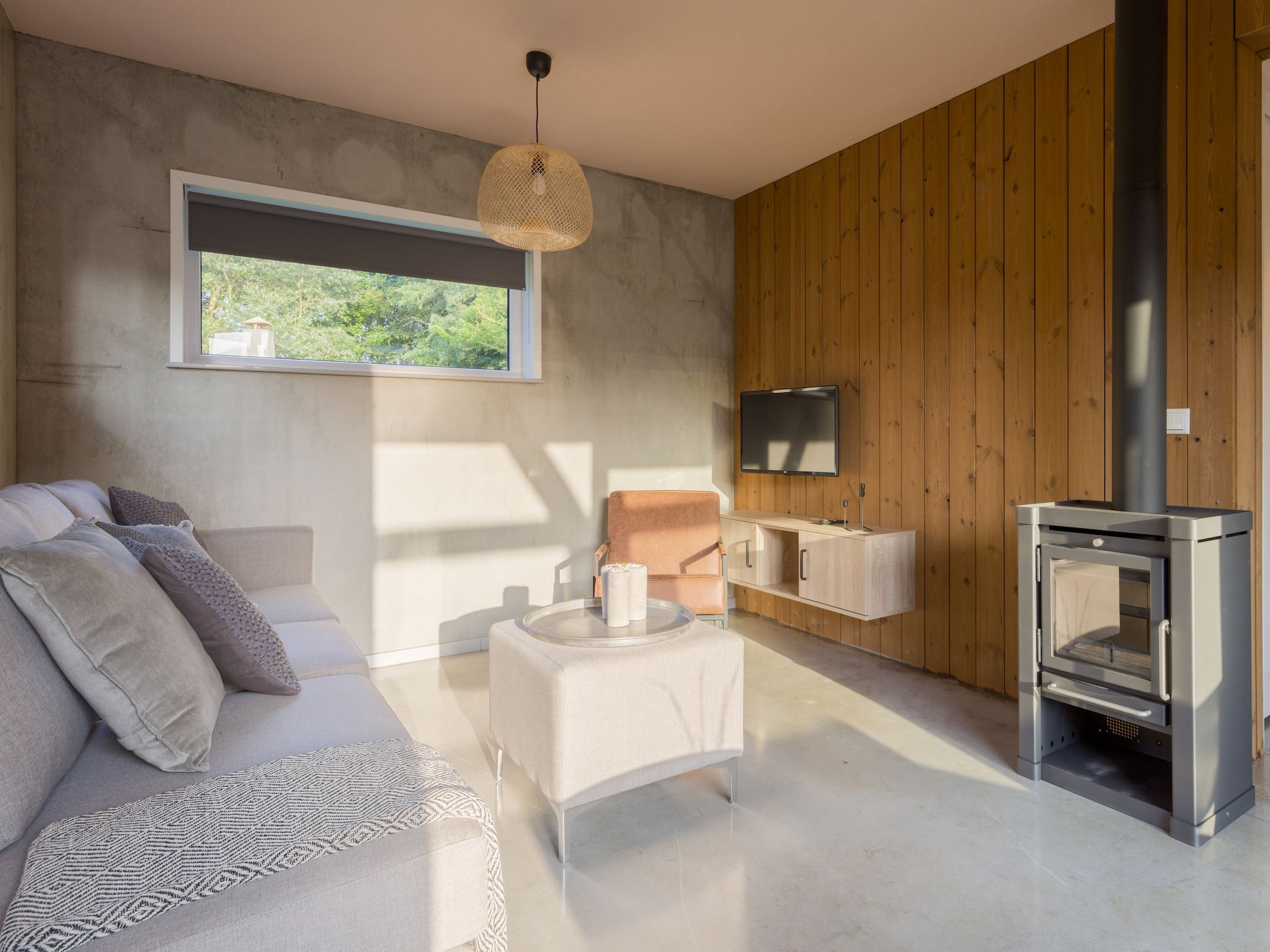 De woonkamer van Noordzee Resort Vlissingen 3 in Vlissingen