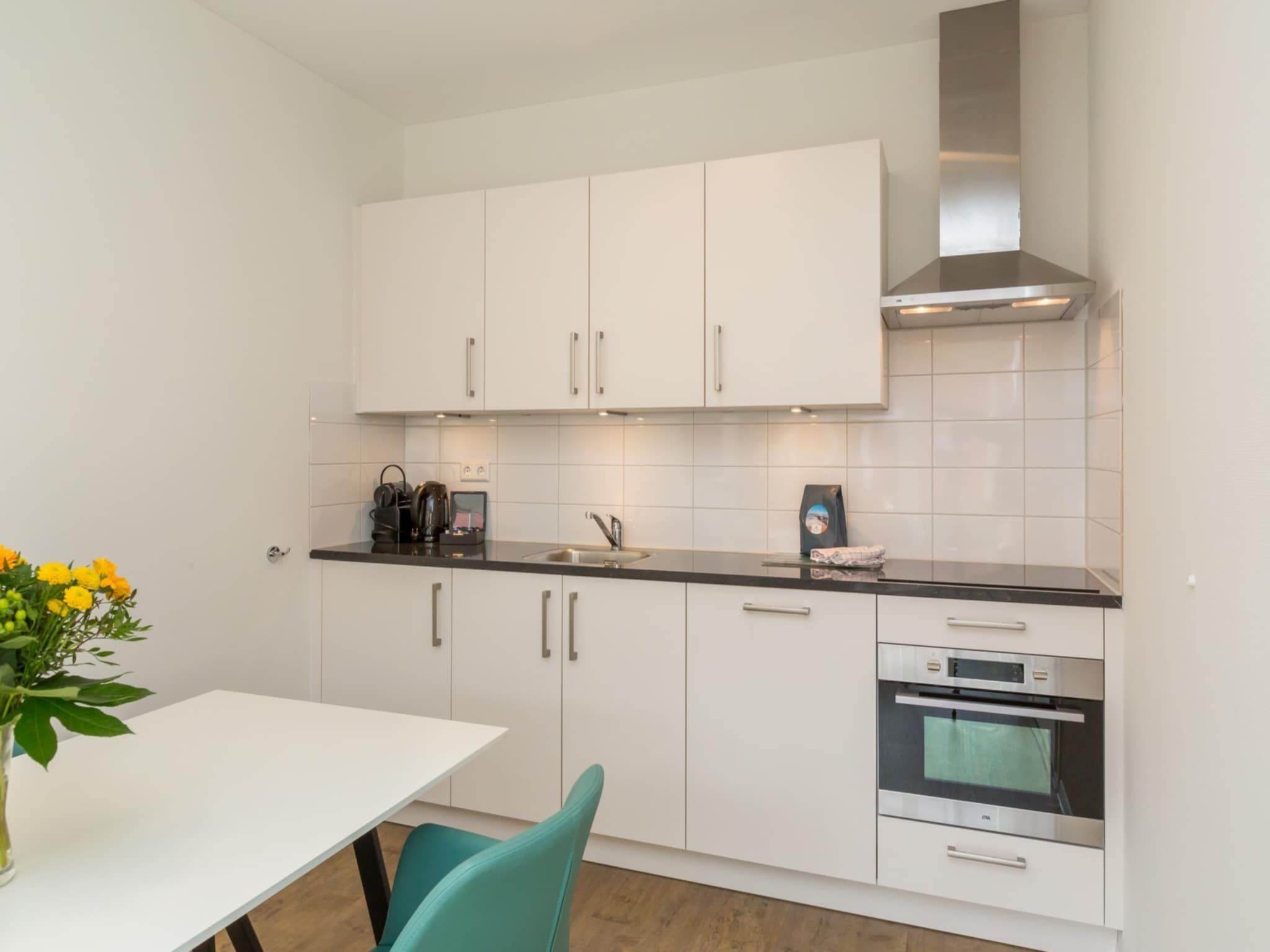 De keuken van Aparthotel Zoutelande - 4 pers luxe appartement in Zoutelande