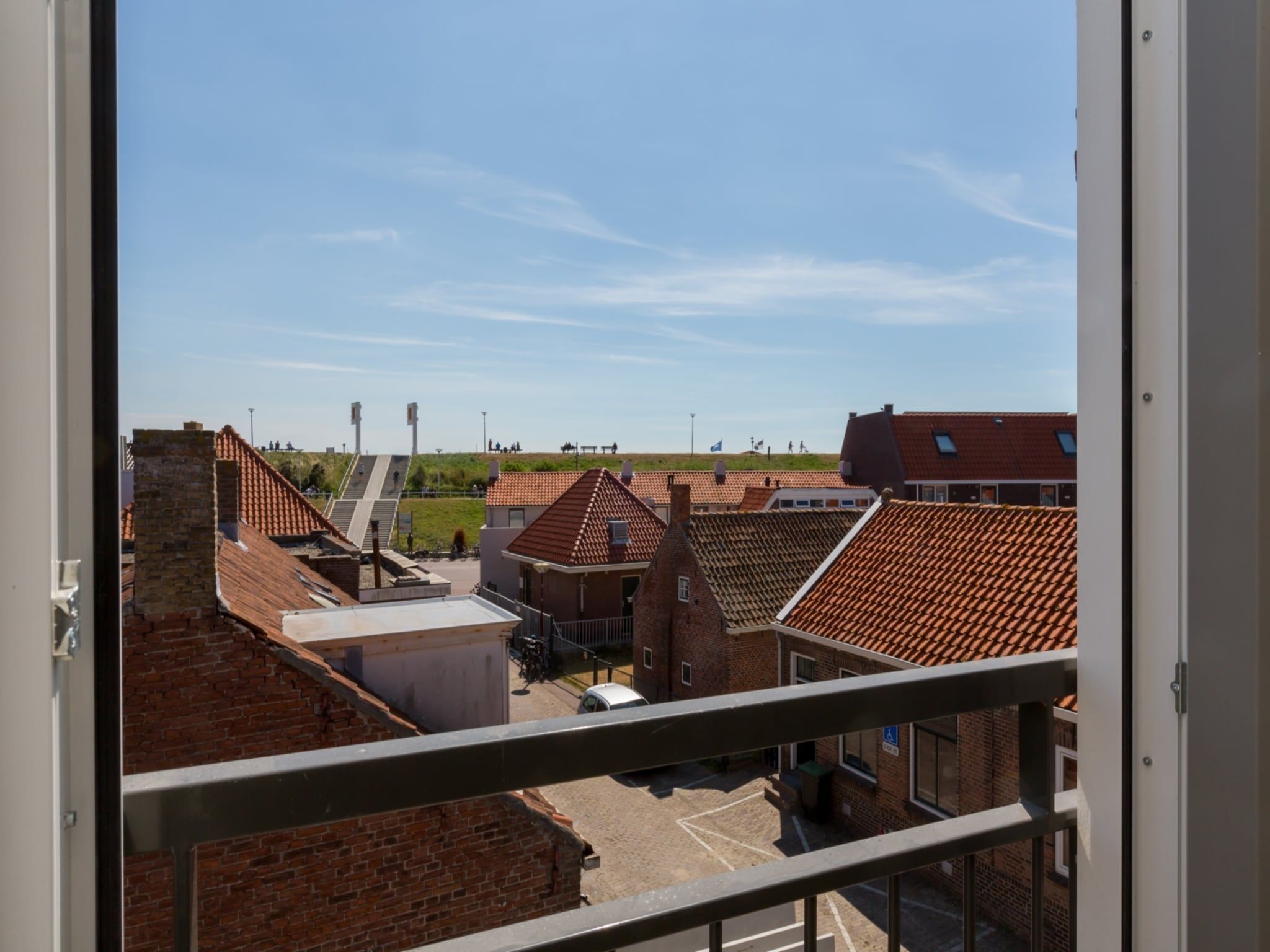 Het uitzicht vanaf Aparthotel Zoutelande - 6 pers luxe appartement in Zoutelande