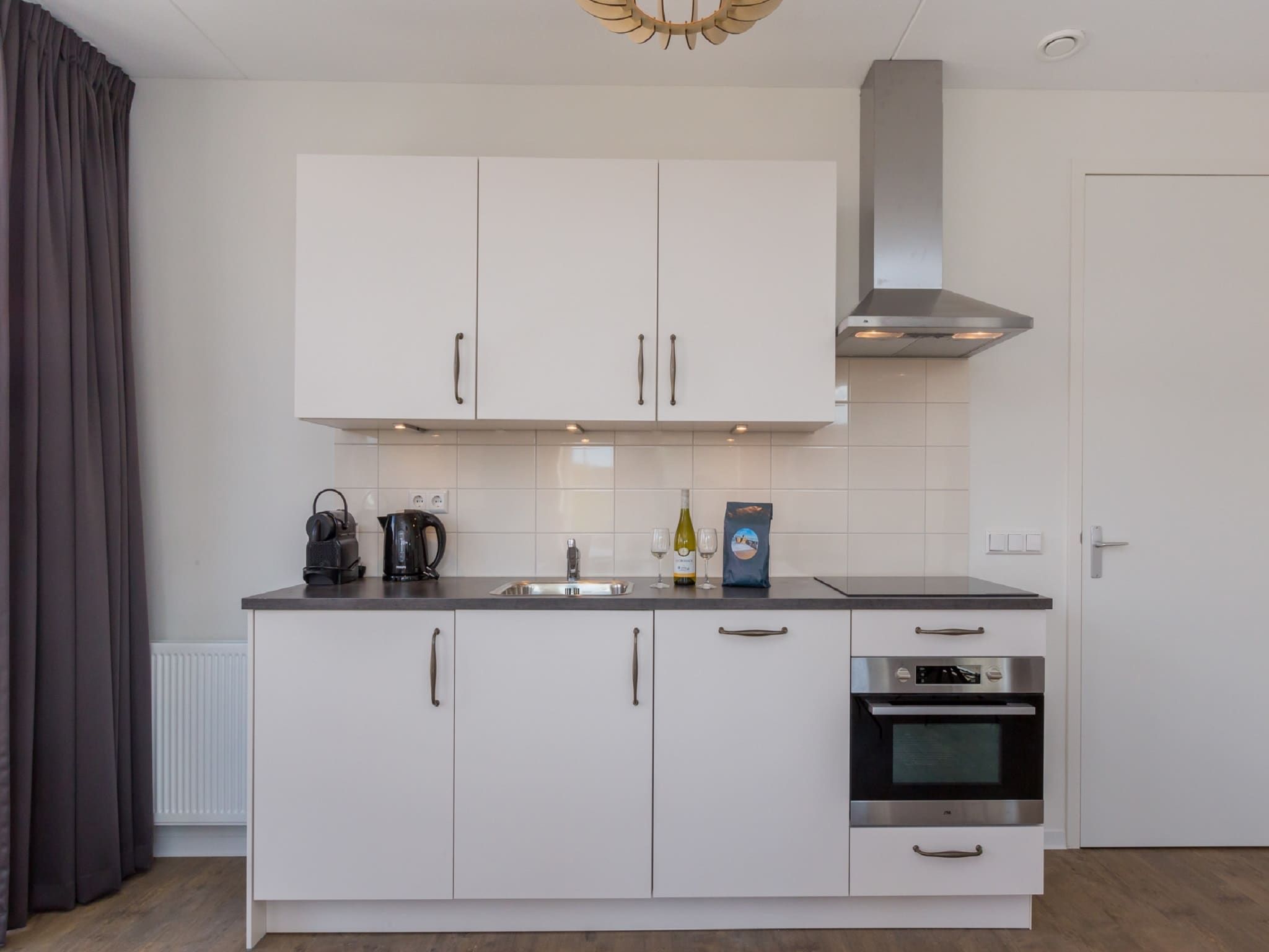 De keuken van Aparthotel Zoutelande - 6 pers luxe appartement in Zoutelande