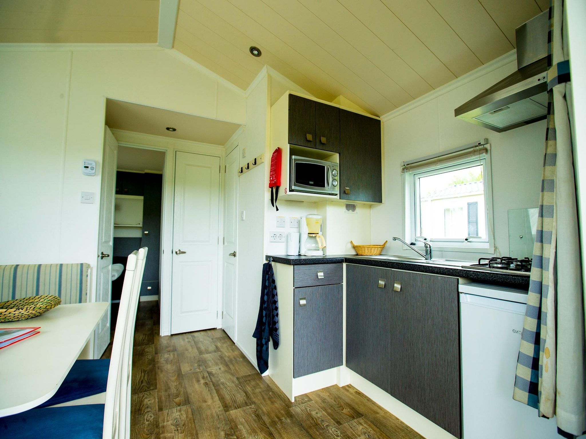 De keuken van Recreatiepark Duinhoeve 10 in Udenhout