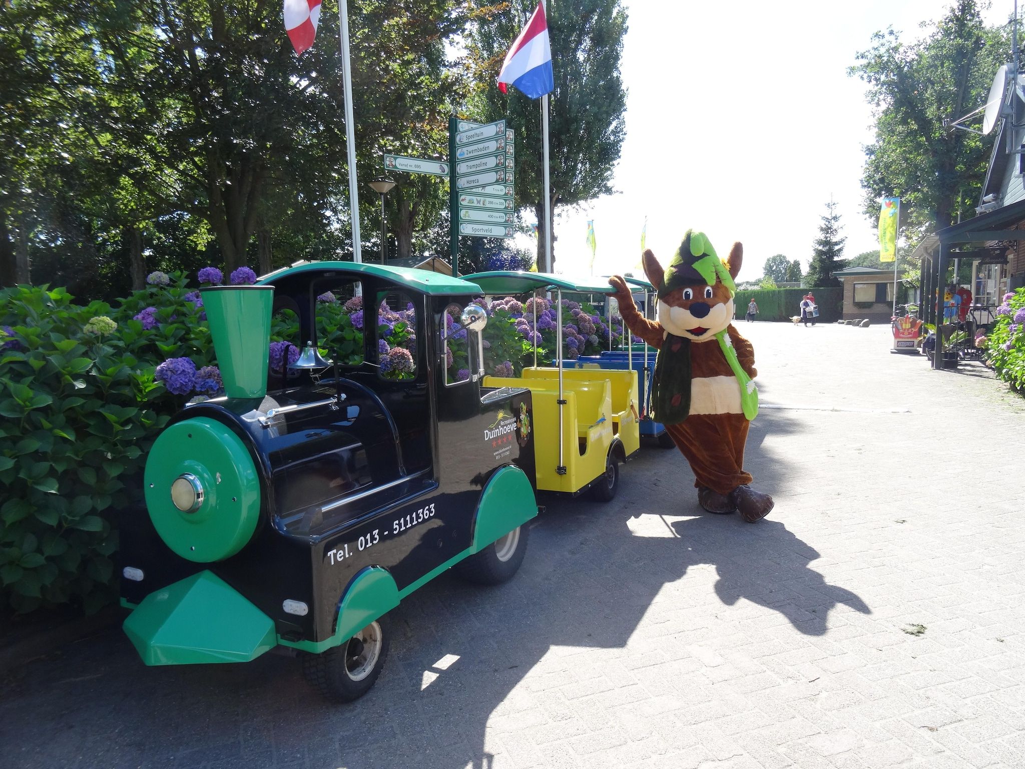 Parkfaciliteiten bij Recreatiepark Duinhoeve 10 in Udenhout