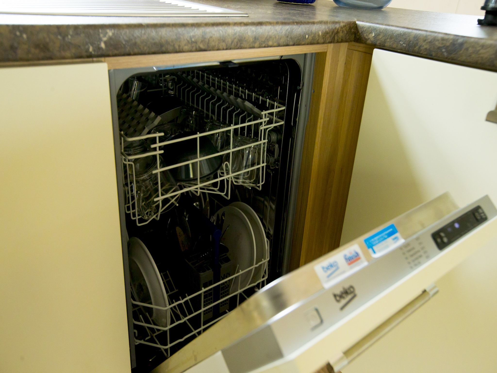 De keuken van Recreatiepark Duinhoeve 13 in Udenhout