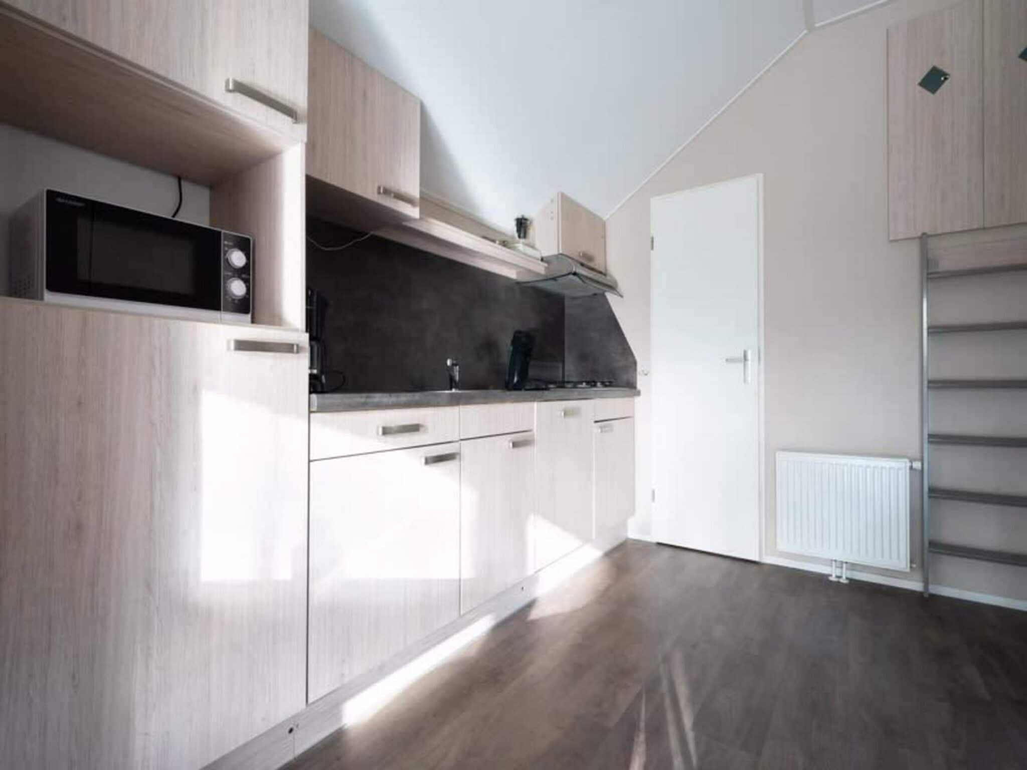 De keuken van Boslodge 6 in Otterlo