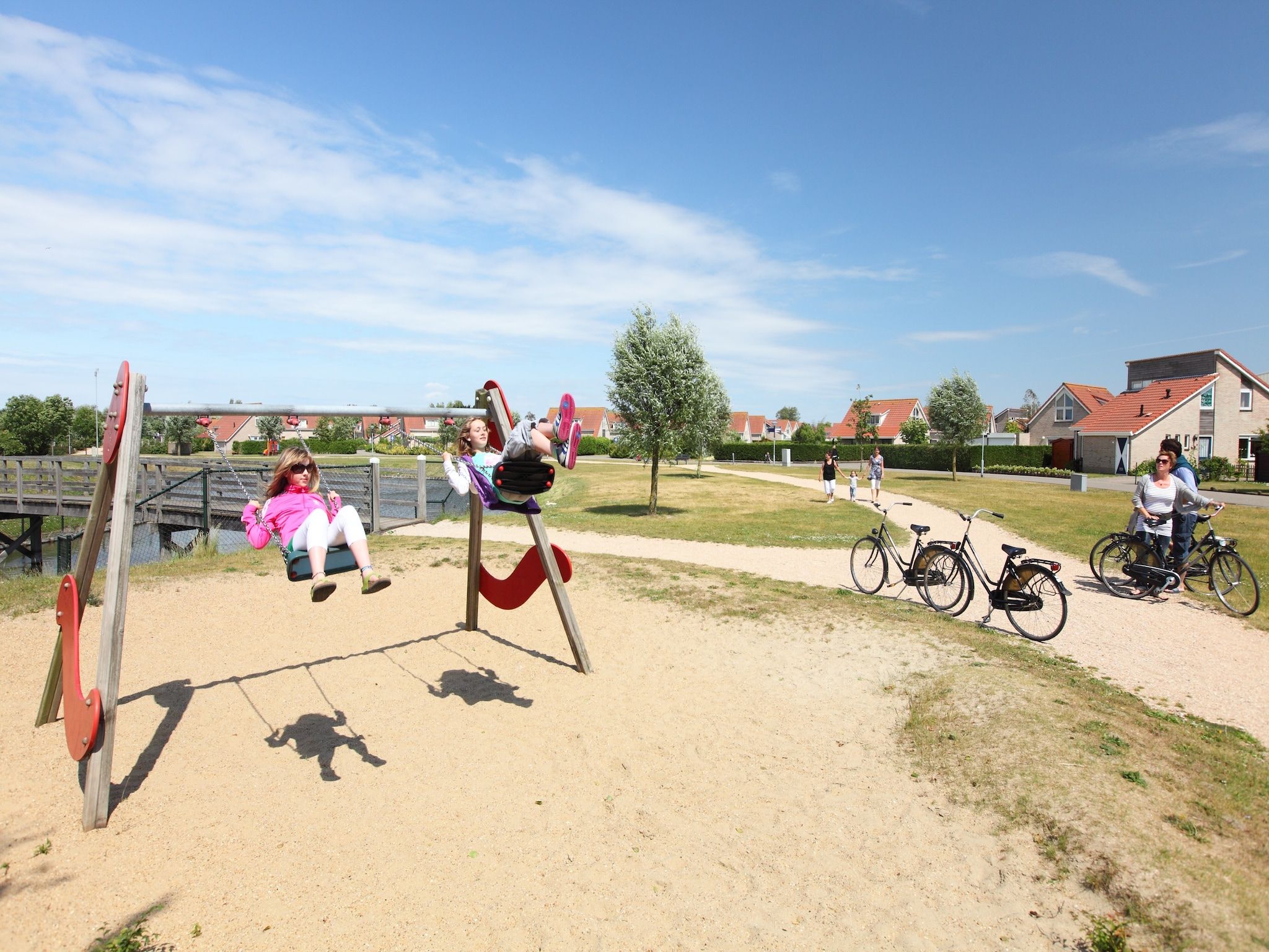 Parkfaciliteiten bij Vakantiepark Zeebad 4 in Breskens