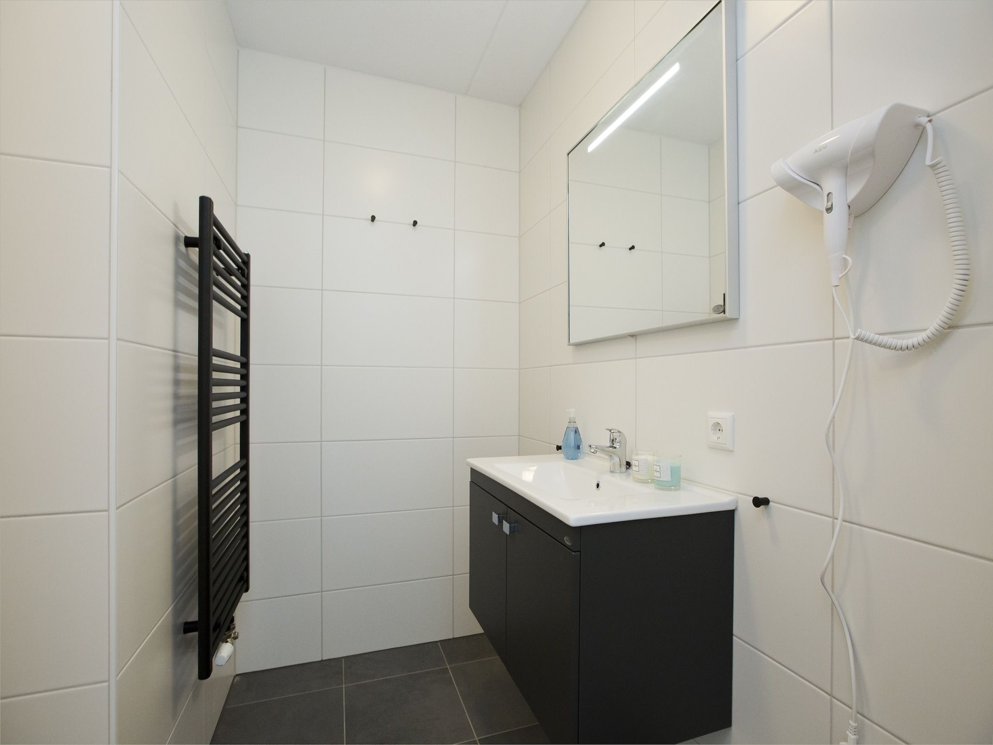 De badkamer van Landgoed De IJsvogel 6 in Voorthuizen