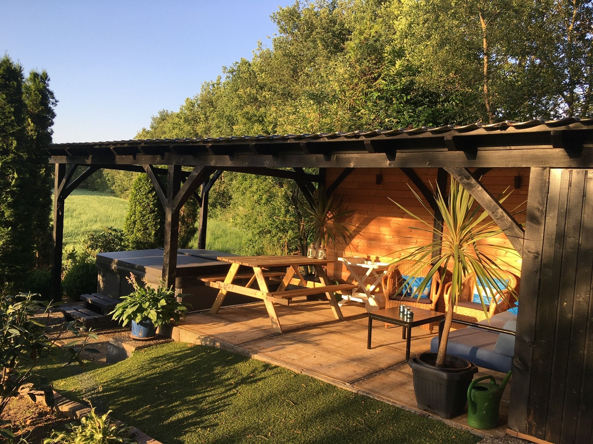 Het terras van Oarich Trechte in Reutum-Weerselo